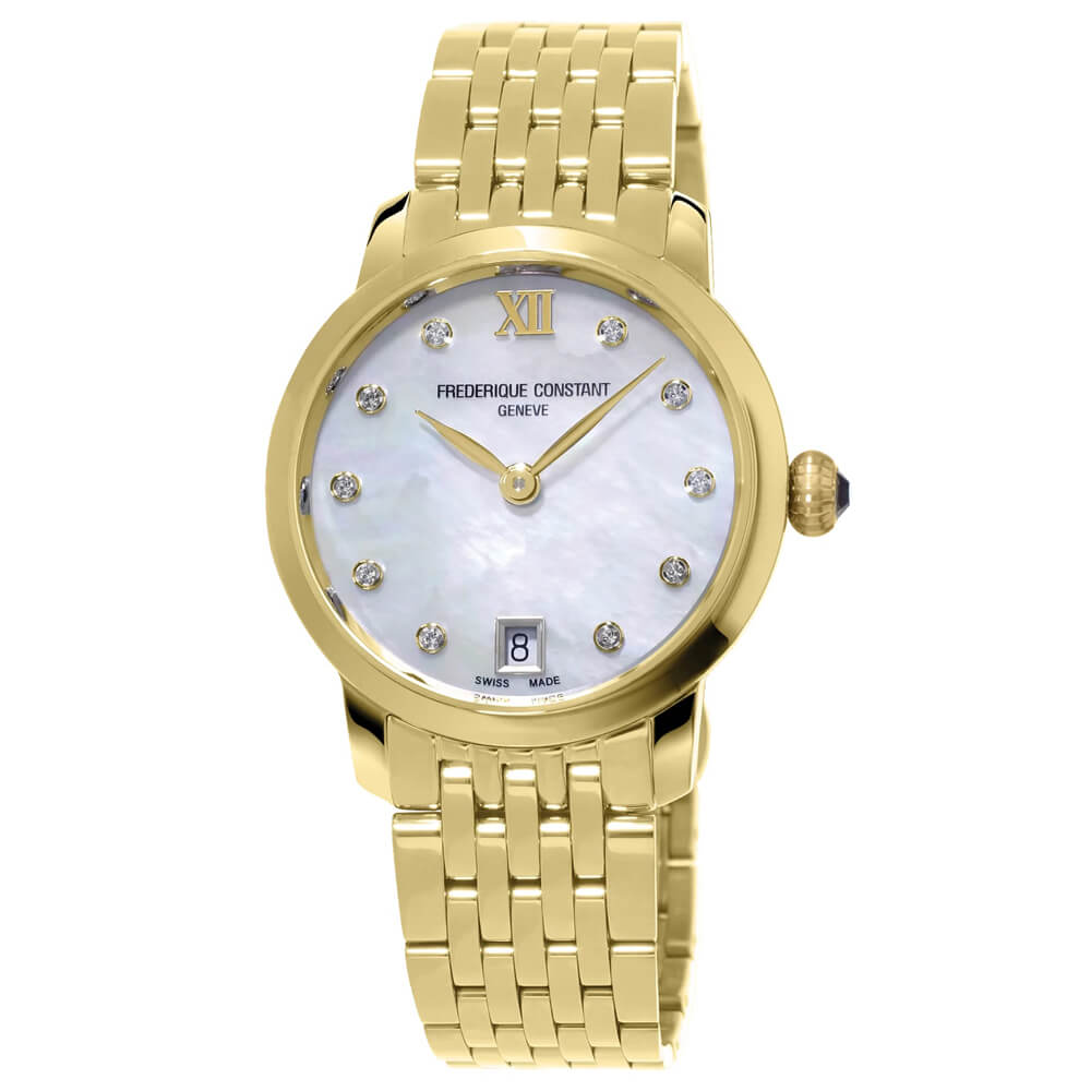 CLASSICS YELLOW GOLD-PLATED QUARTZ FC-220MPWD1S25B