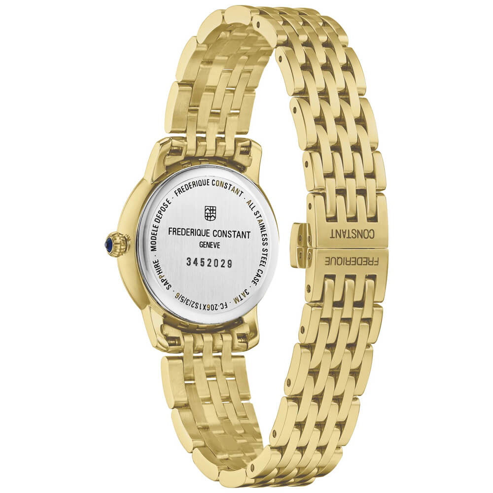 CLASSICS YELLOW GOLD-PLATED QUARTZ FC-220MPWD1S25B
