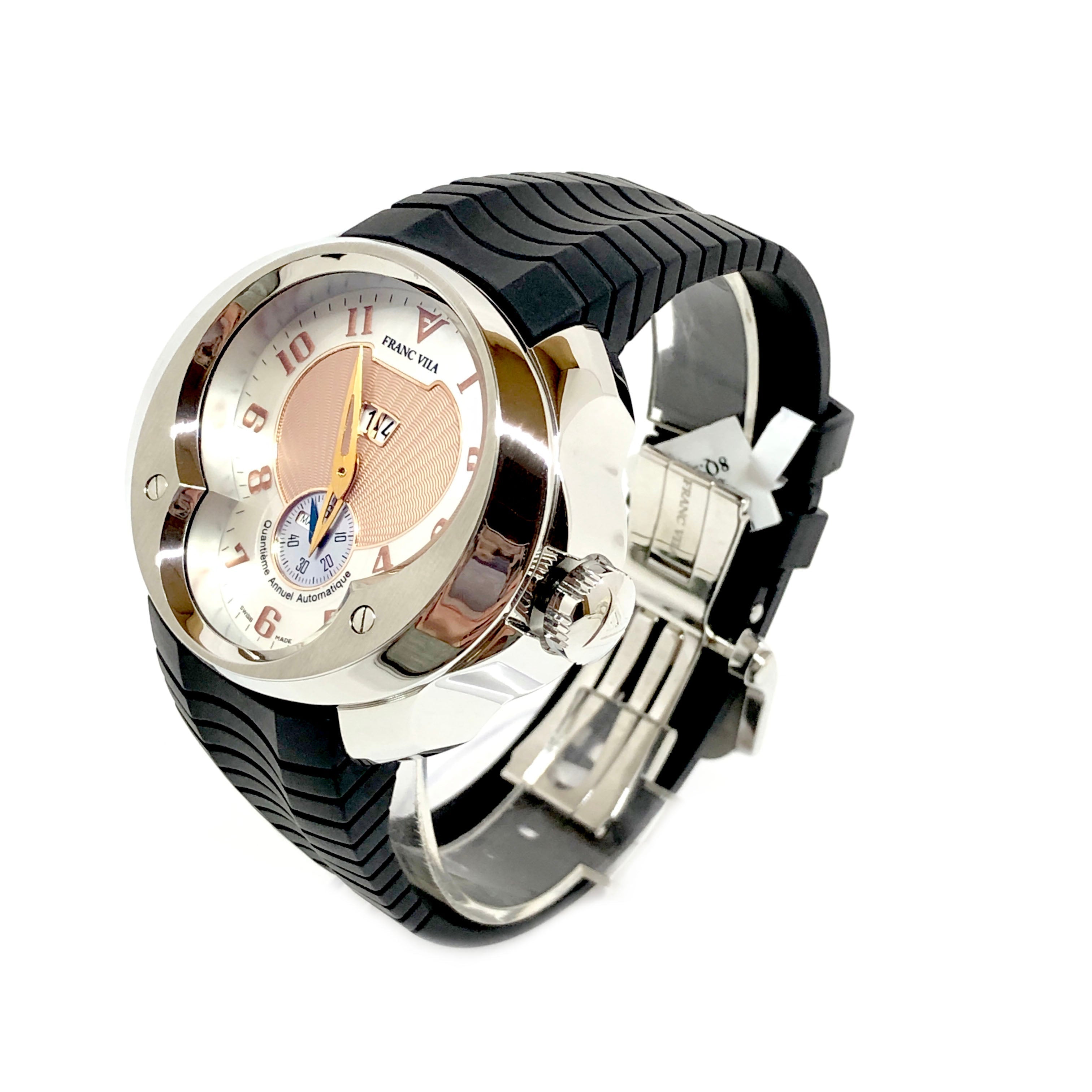 Franc Vila Automatic Classic Stainless Steel Men's Watch - Premium Luxury Product