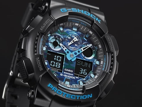 G-SHOCK ANALOG-DIGITAL GA100CB-1A - Premium Luxury Product