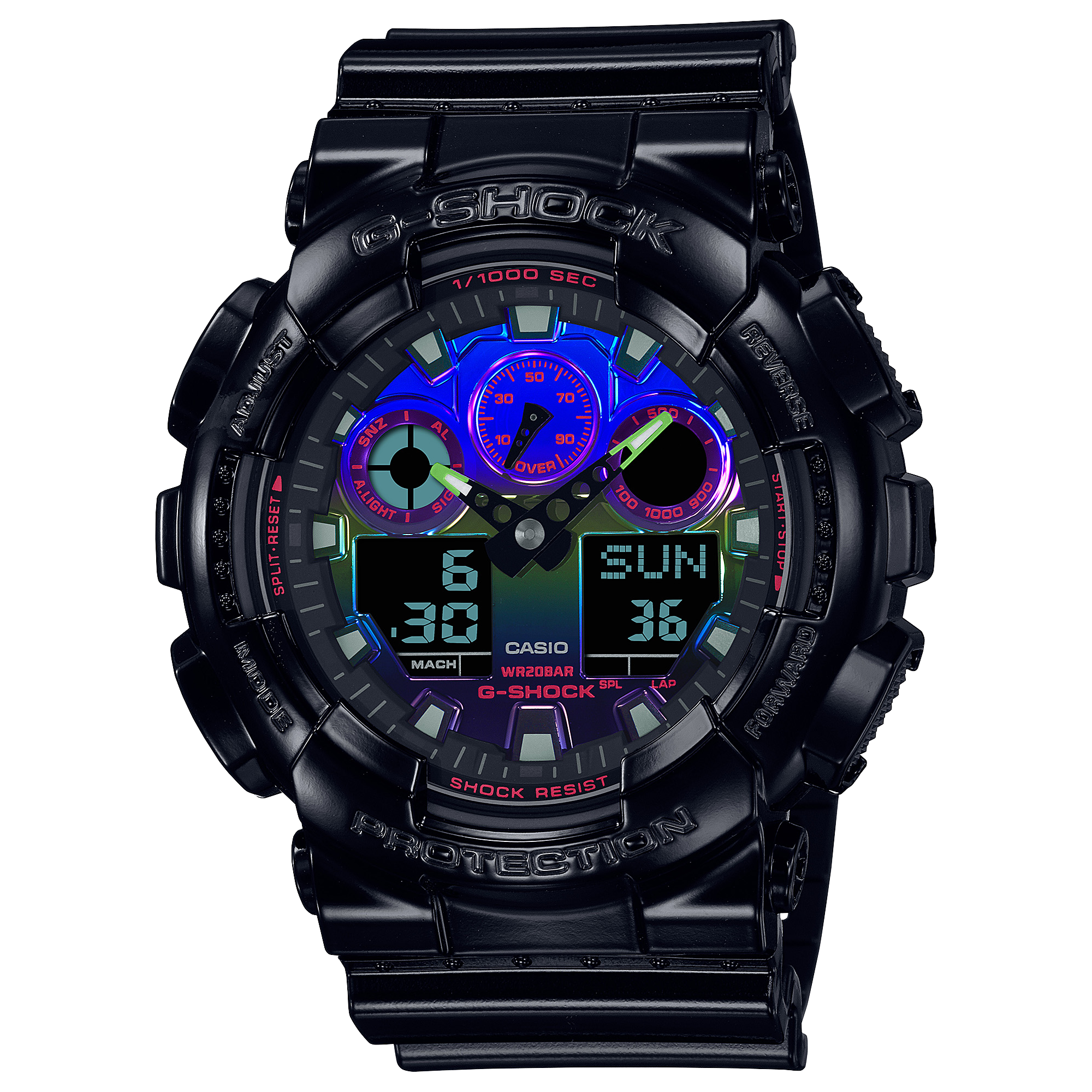 G-Shock GA-100 SERIES GA100RGB-1A - Premium Luxury Product