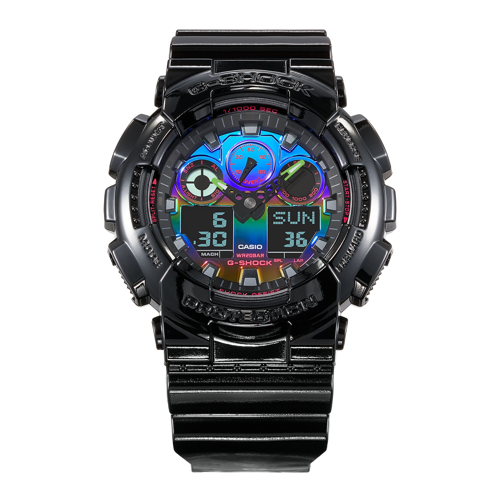 G-Shock GA-100 SERIES GA100RGB-1A - Premium Luxury Product