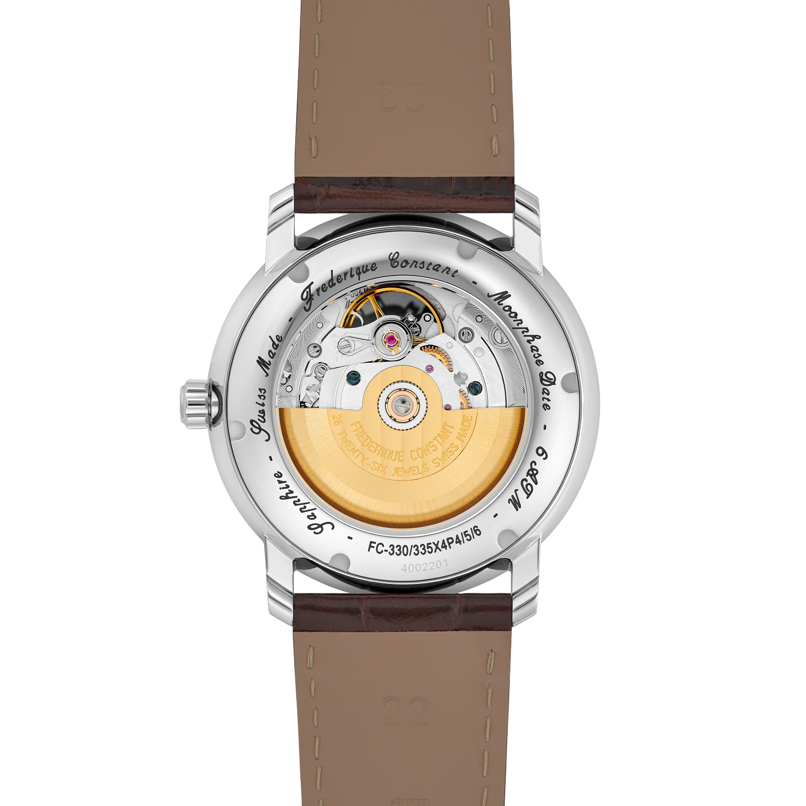 Heart Beat Moonphase Date FC-335MCSALB4P26