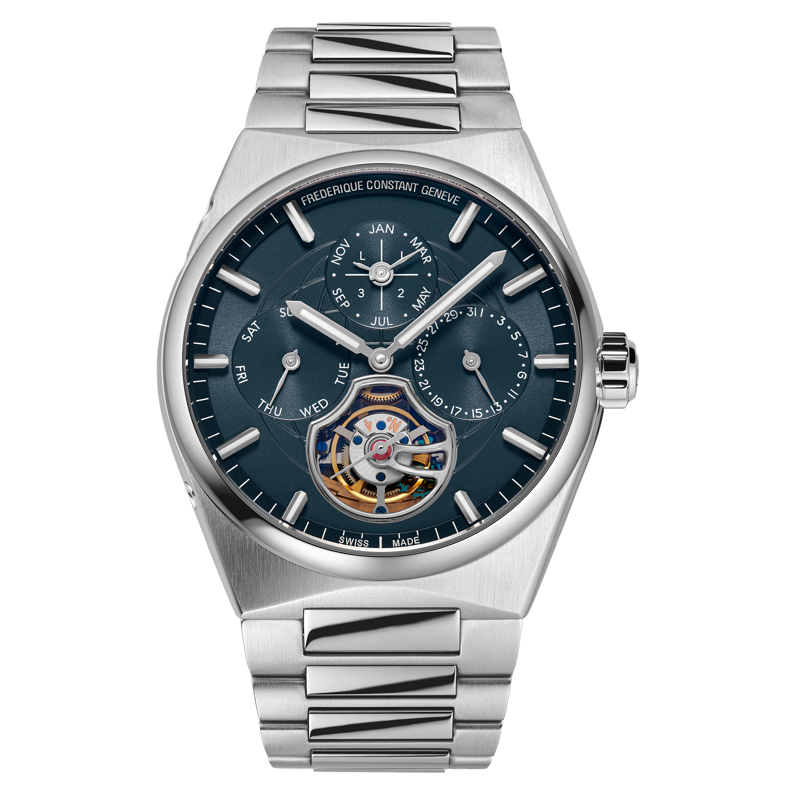 Highlife Tourbillon Perpetual Calendar Manufacture FC-975BL4NH6B - Premium Luxury Product