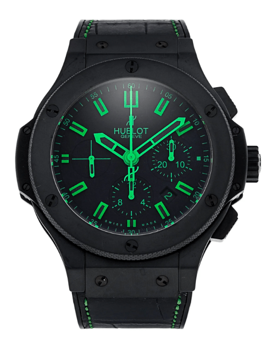 Hublot Big Bang All Black Green Ceramic Mens Watch - Premium Luxury Product
