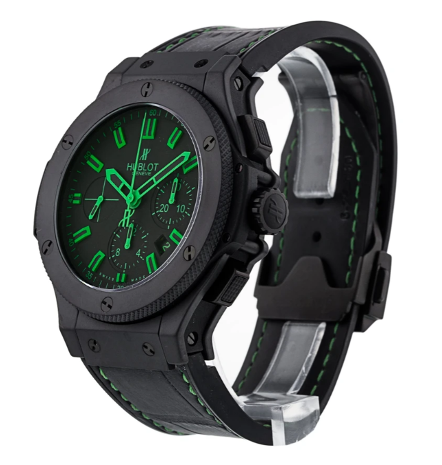 Hublot Big Bang All Black Green Ceramic Mens Watch - Premium Luxury Product