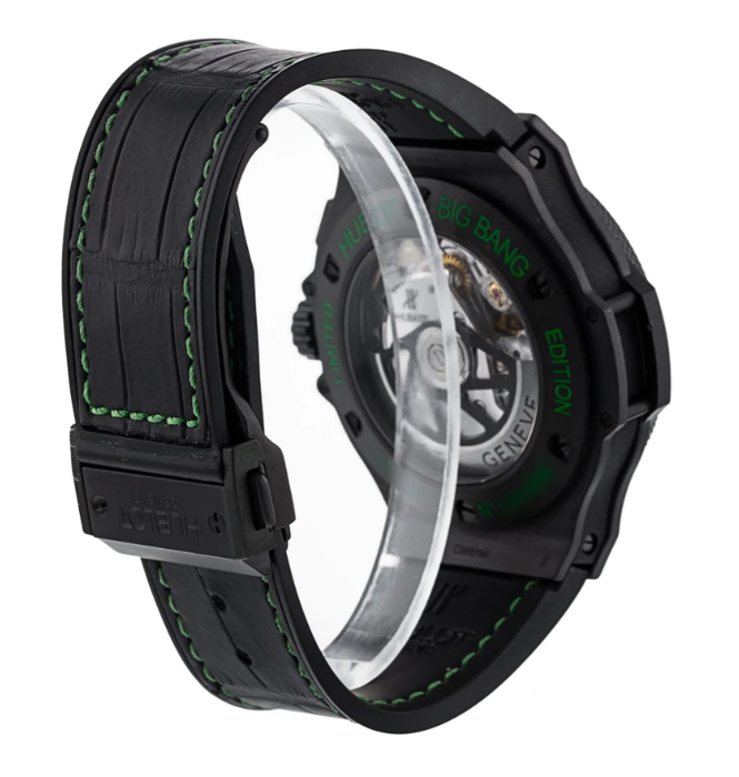 Hublot Big Bang All Black Green Ceramic Mens Watch - Premium Luxury Product