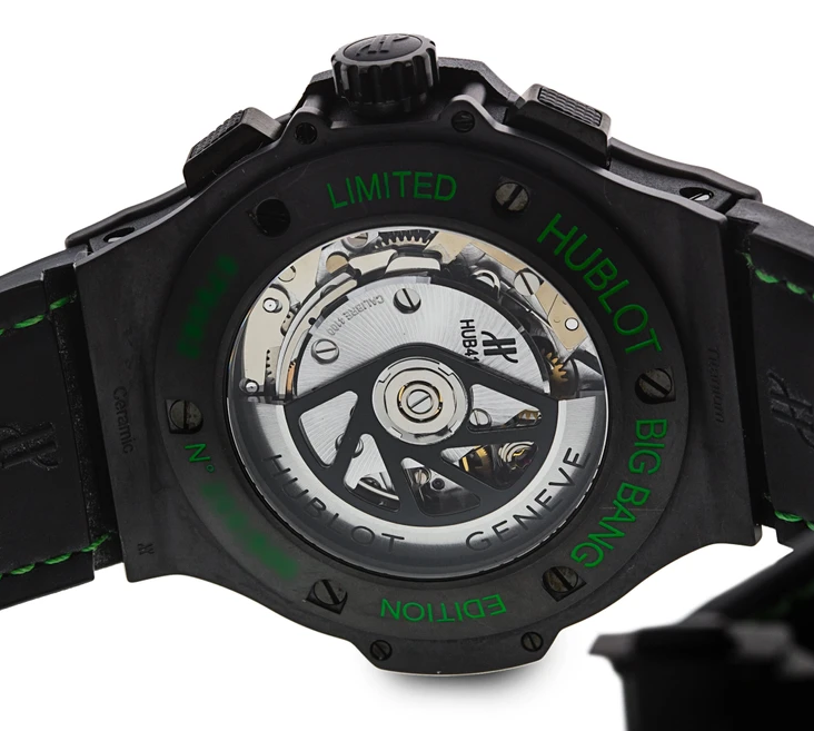 Hublot Big Bang All Black Green Ceramic Mens Watch - Premium Luxury Product