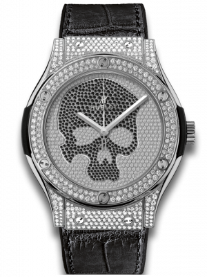 Hublot Classic Fusion Skull Titanium Pavè Men's Watch - Premium Luxury Product