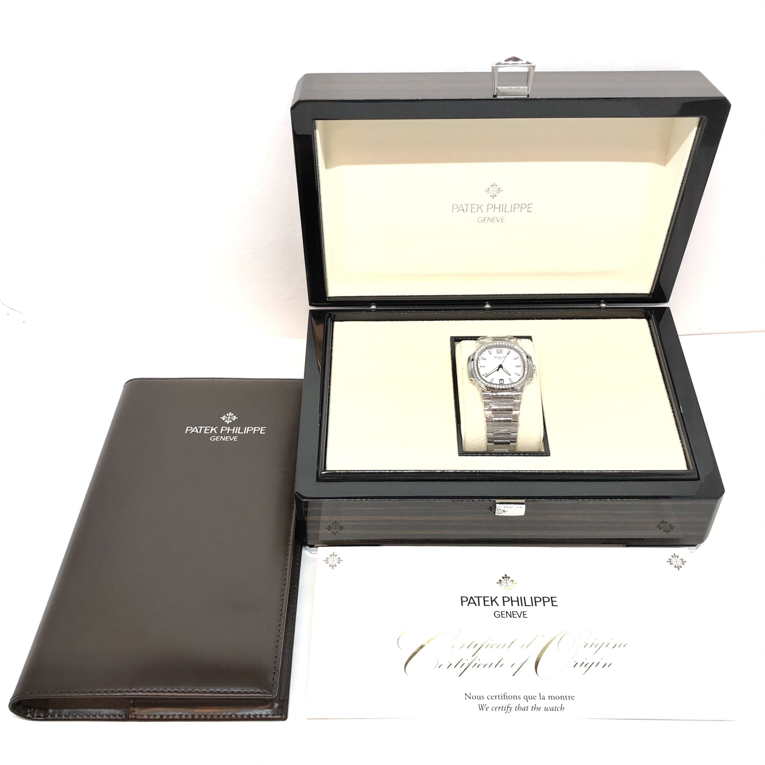 Patek Philippe Nautilus Stainless Steel & Diamonds Ladies Watch