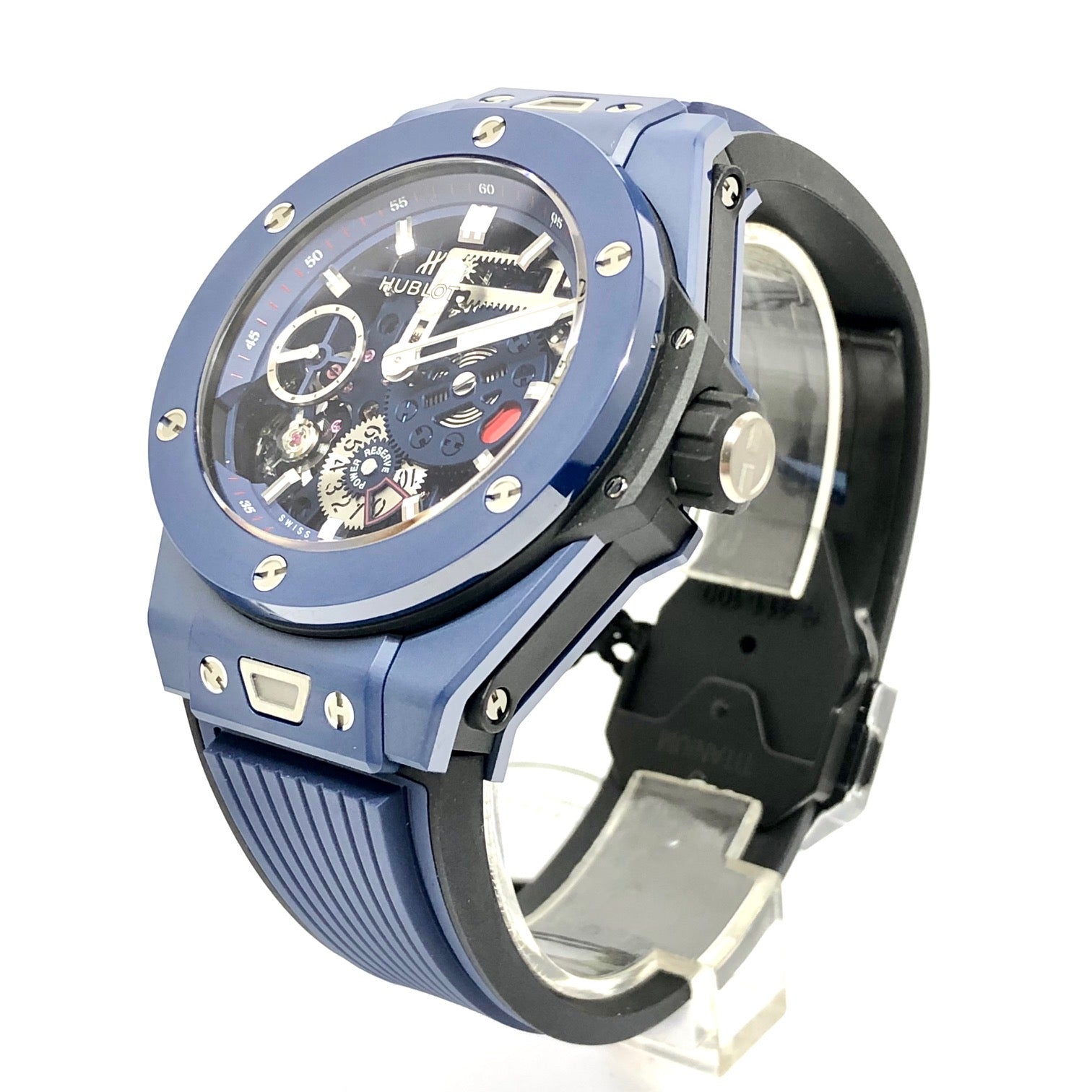 Hublot Big Bang Meca-10 Ceramic Blue Men's Watch - Premium Luxury Product