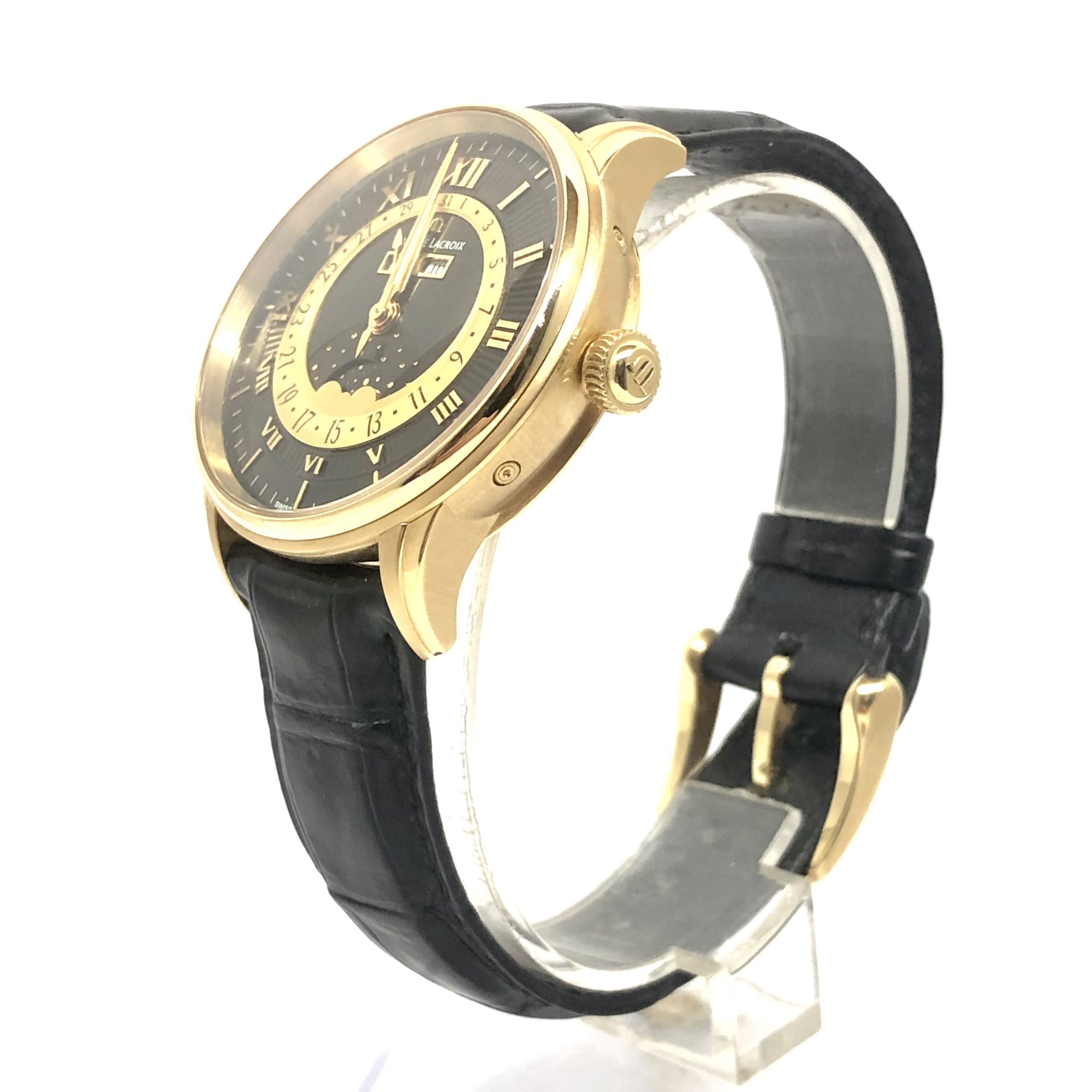 Maurice Lacroix Masterpiece Phase De Lune 18K Rose Gold Men's Watch