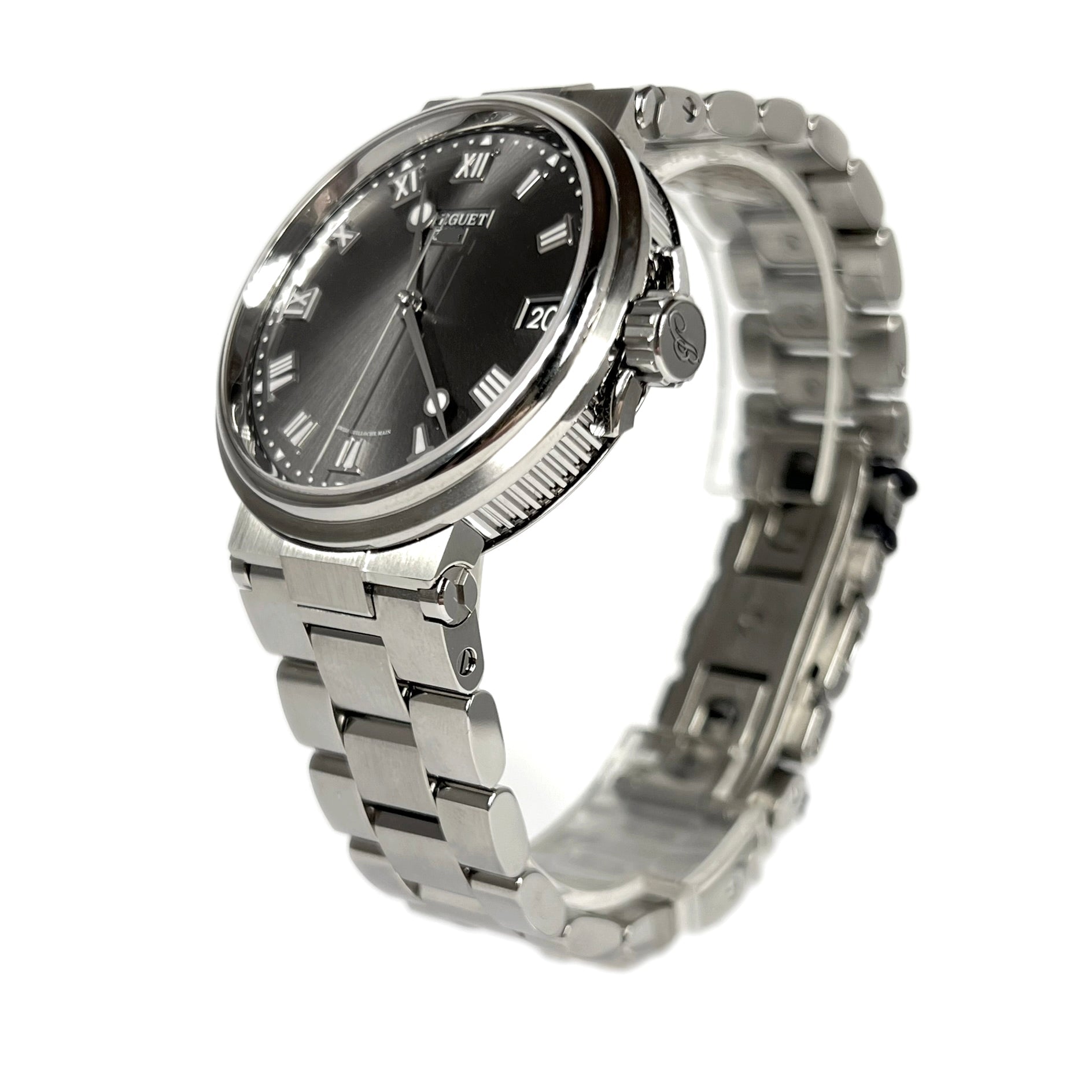 Breguet Marine 5517 Titanium Men's Watch - Premium Luxury Product