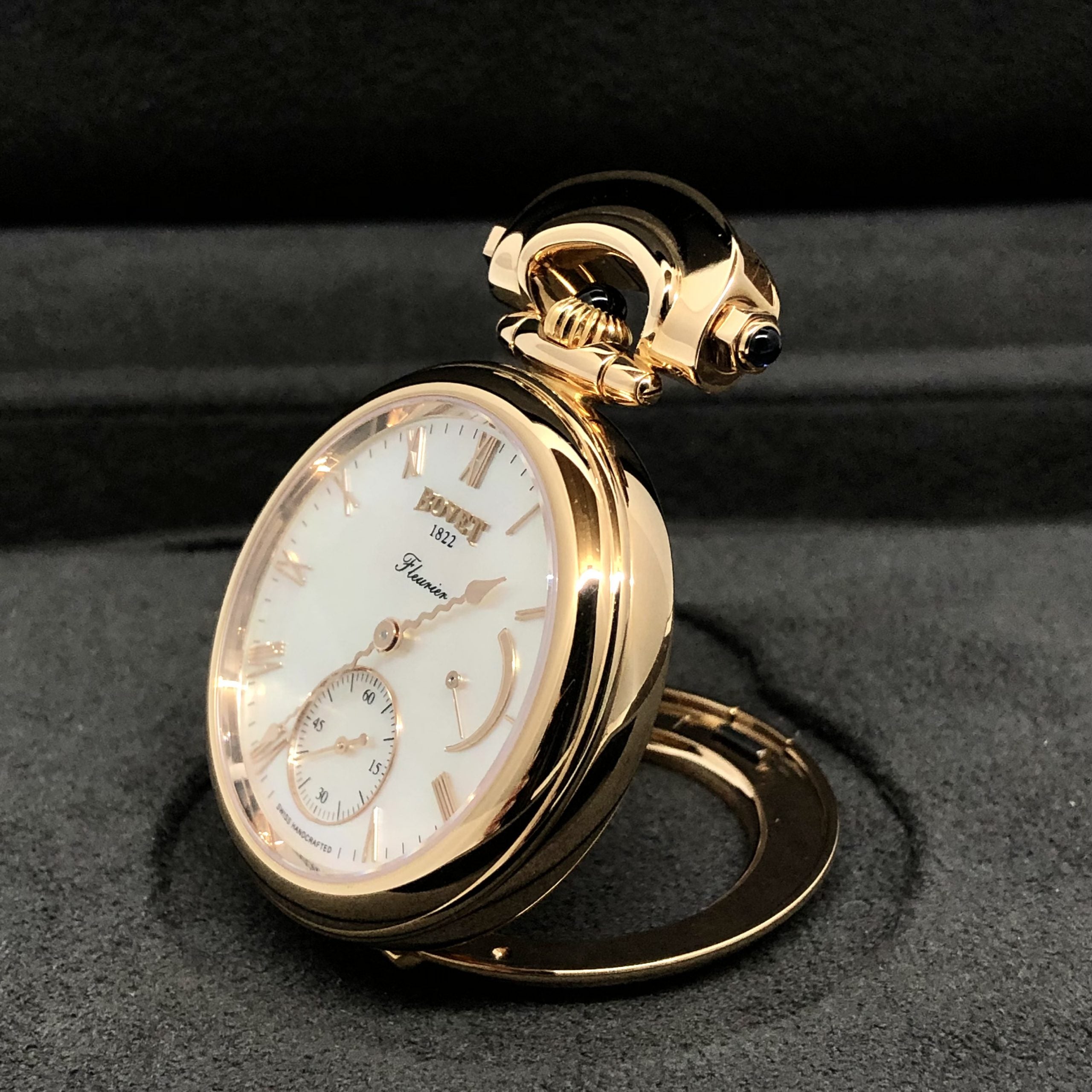 Bovet Fleurier 39 Amadeo Rose Gold 18K Black Women`s Watch - Premium Luxury Product