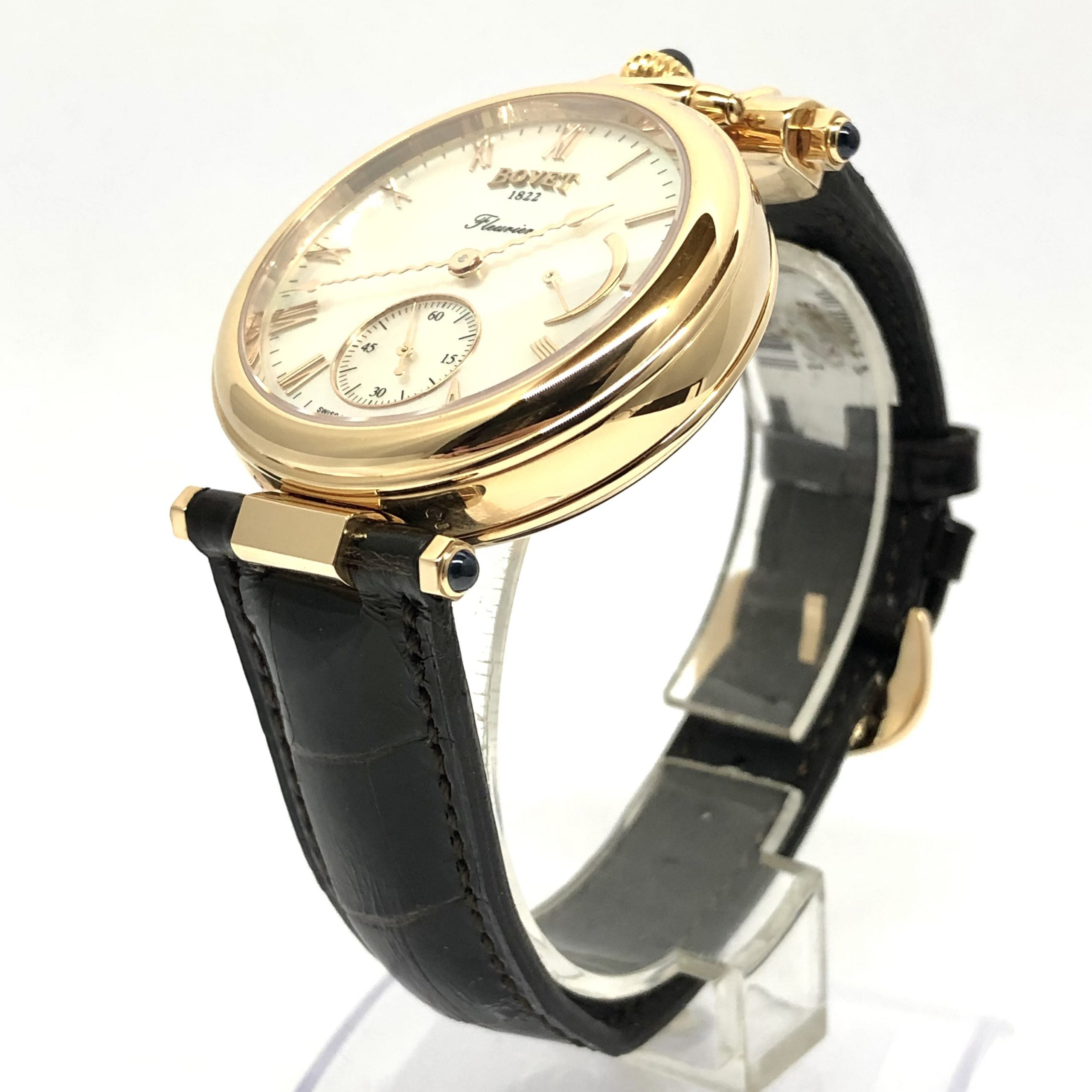 Bovet Fleurier 39 Amadeo Rose Gold 18K Black Women`s Watch - Premium Luxury Product