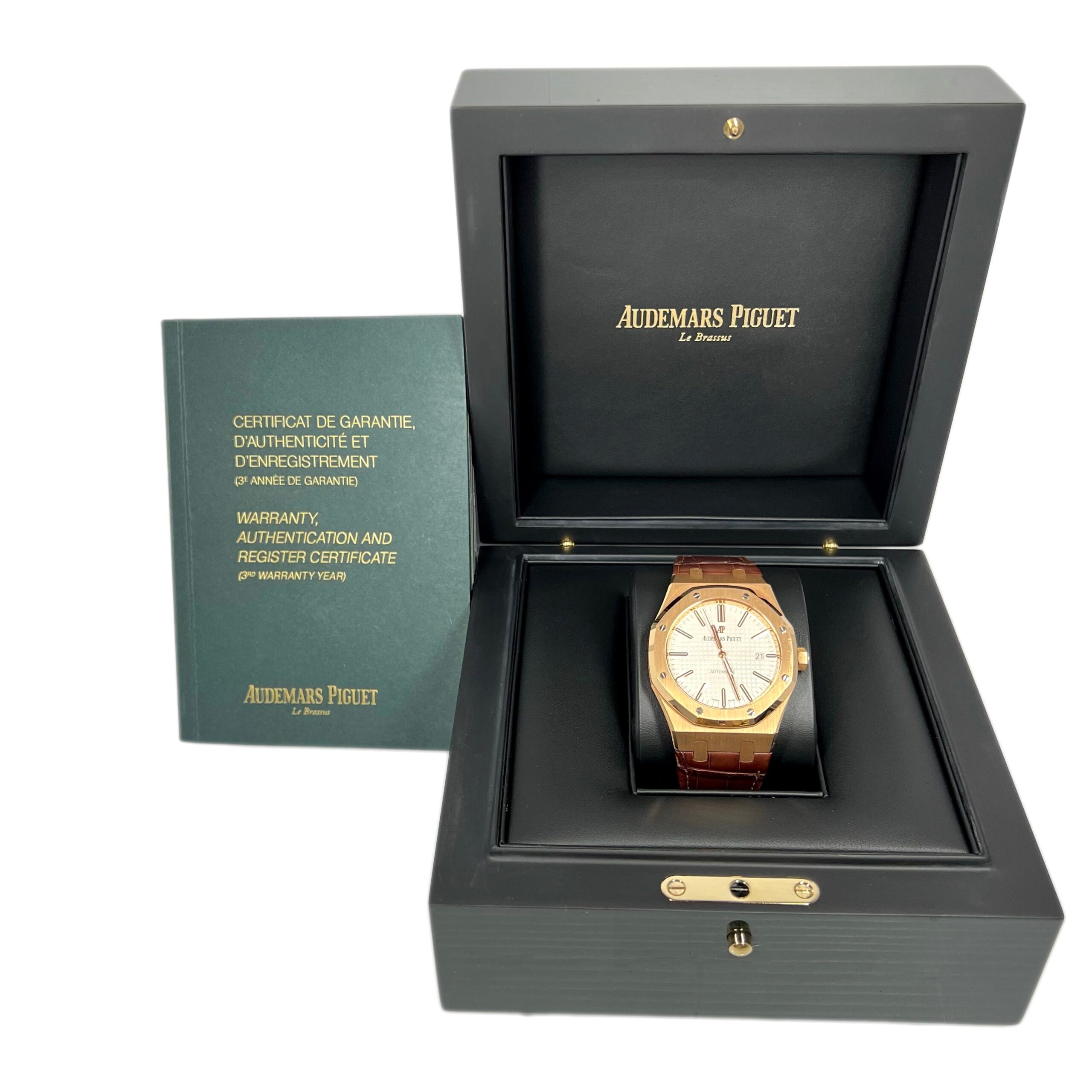 Audemars Piguet Royal Oak 18K Rose Gold Men's Watch - Premium Luxury Product