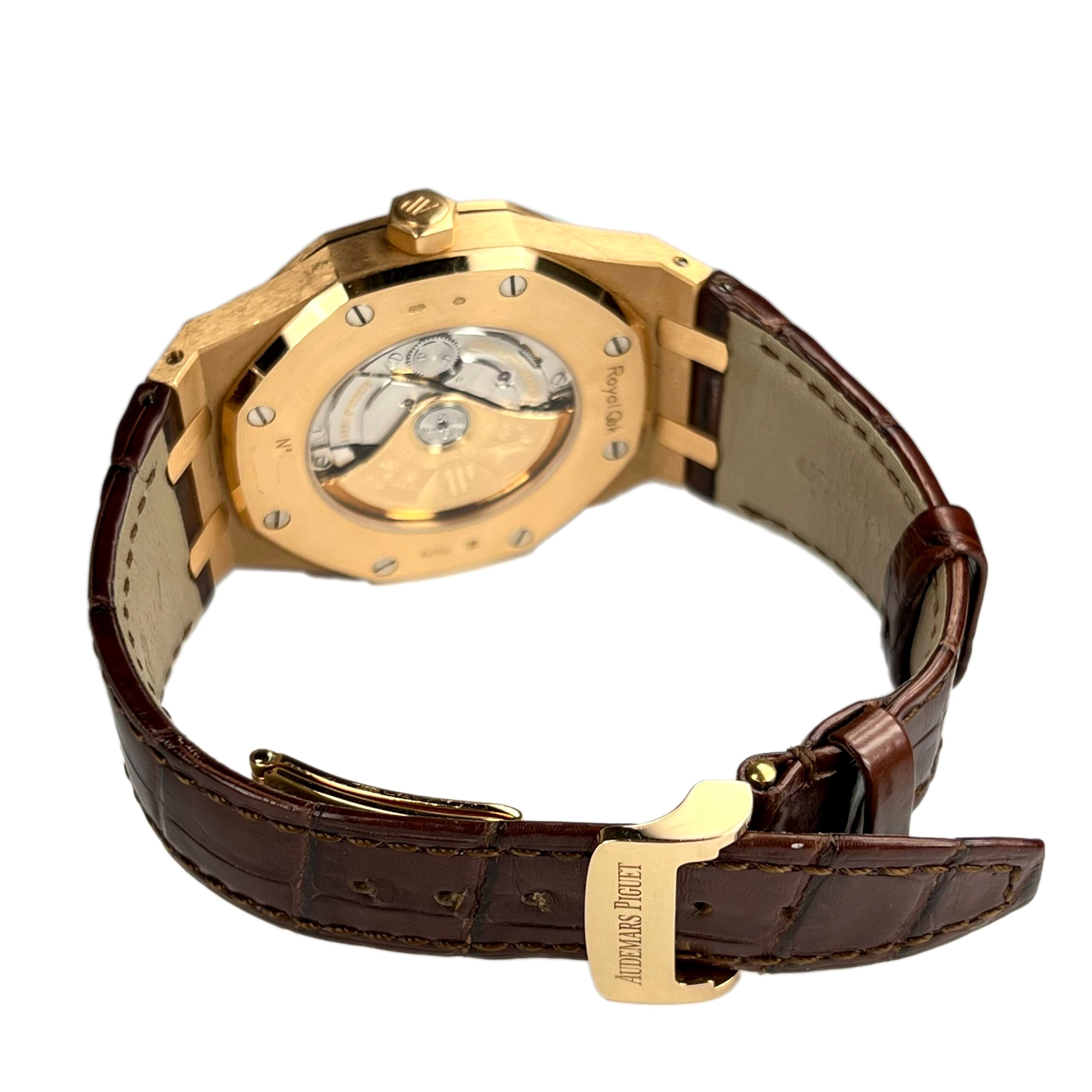 Audemars Piguet Royal Oak 18K Rose Gold Men's Watch - Premium Luxury Product