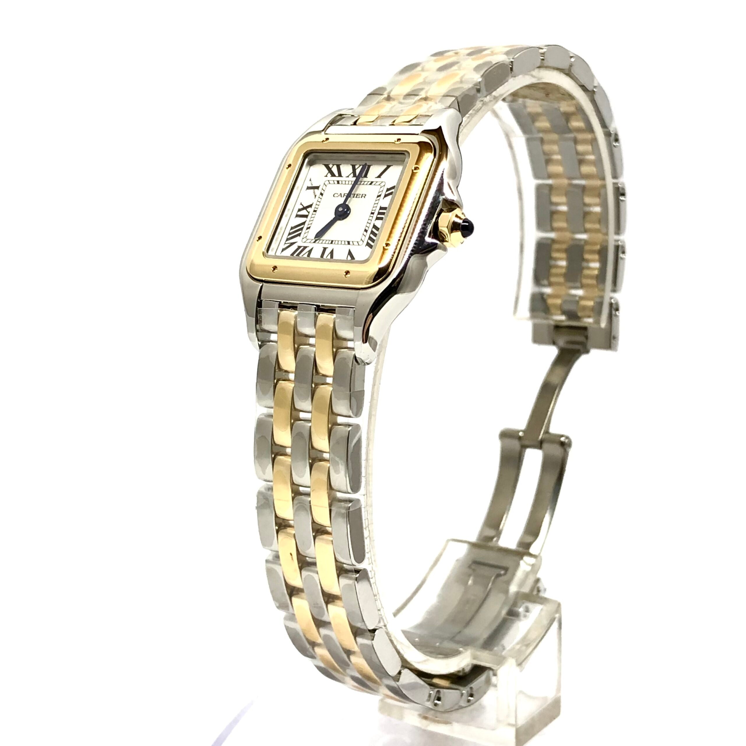 Cartier Panthère Stainless Steel & 18K Yellow Gold Small Model Ladies Watch - Premium Luxury Product