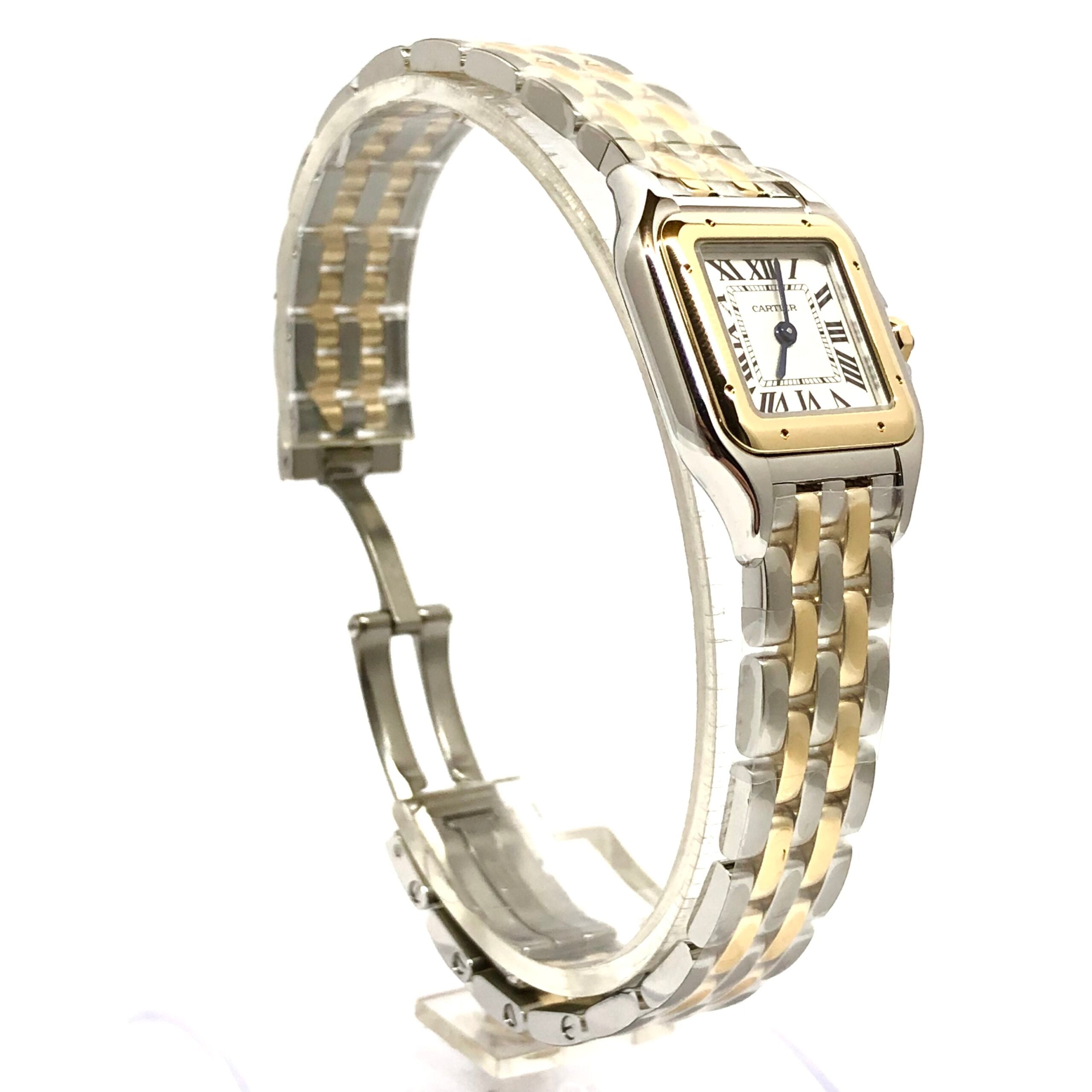 Cartier Panthère Stainless Steel & 18K Yellow Gold Small Model Ladies Watch - Premium Luxury Product