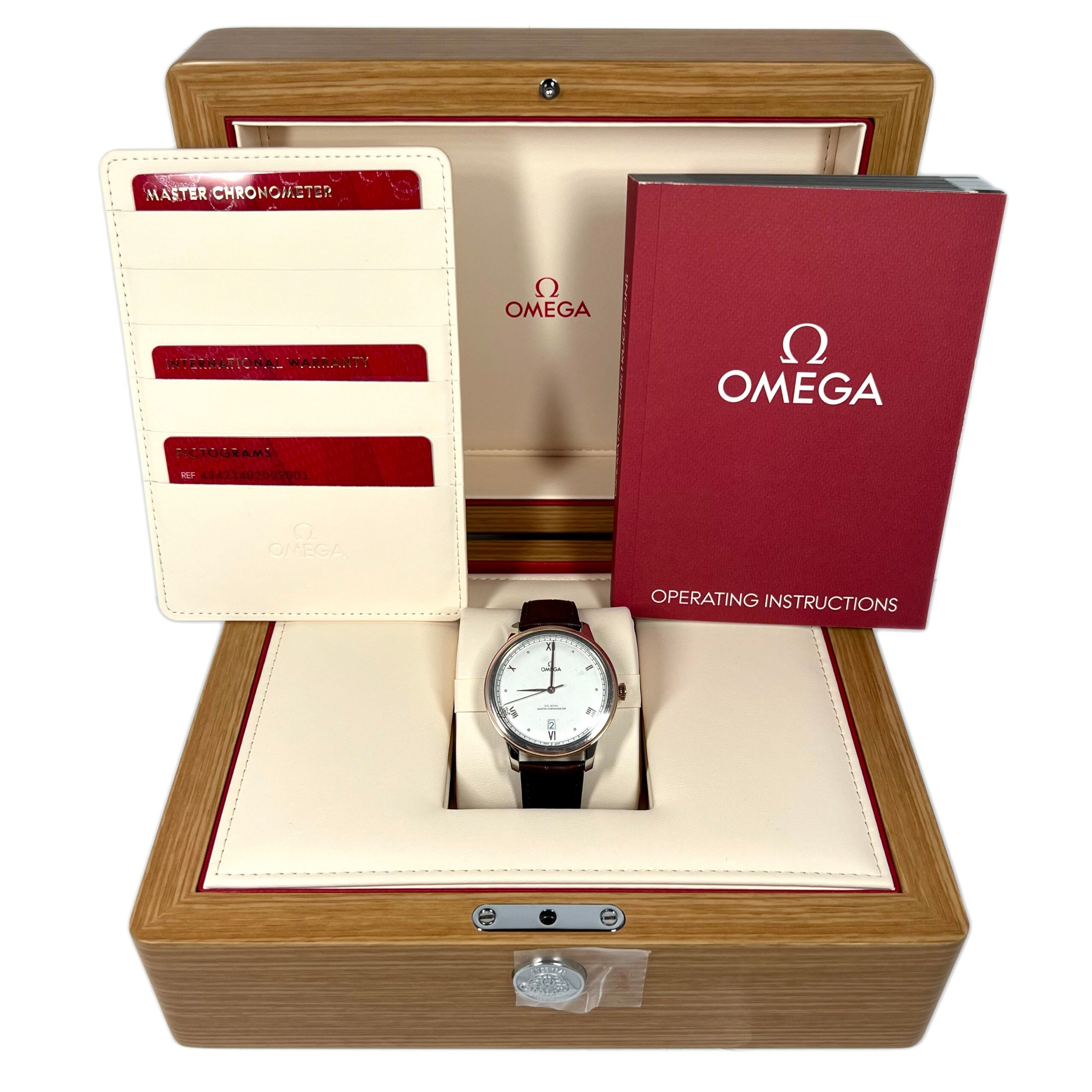 Omega De Ville Prestige Co?Axial Master Chronometer Stainless steel & 18K Sedna™Gold Man's Watch - Premium Luxury Product