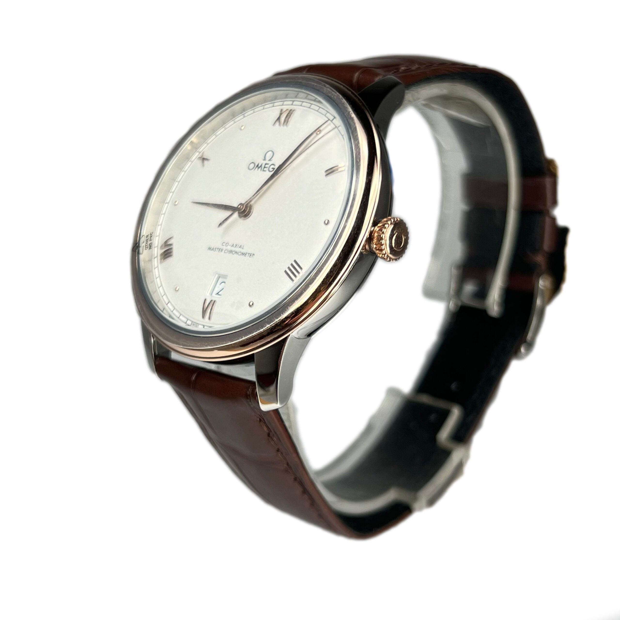 Omega De Ville Prestige Co?Axial Master Chronometer Stainless steel & 18K Sedna™Gold Man's Watch - Premium Luxury Product