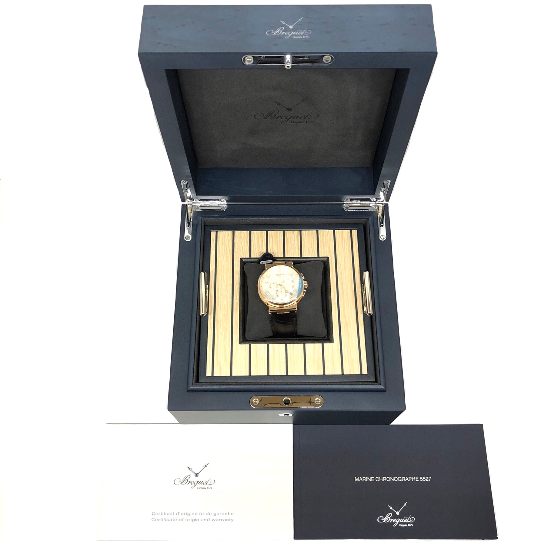 Breguet Marine 5527 Chronograph 18K Rose Gold - Premium Luxury Product