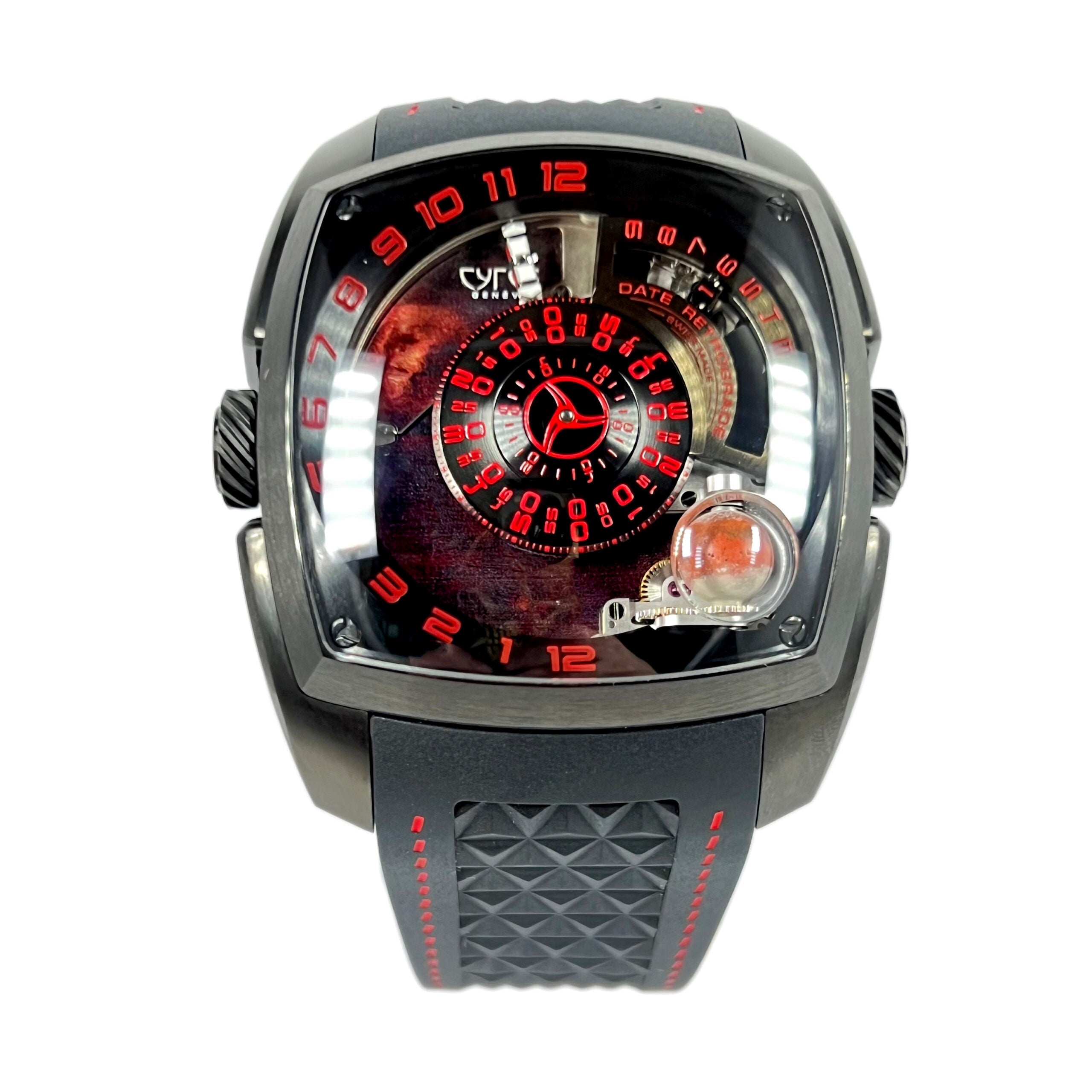 Cyrus Klepcys Mars Black DLC Titanium Men's Watch - Premium Luxury Product