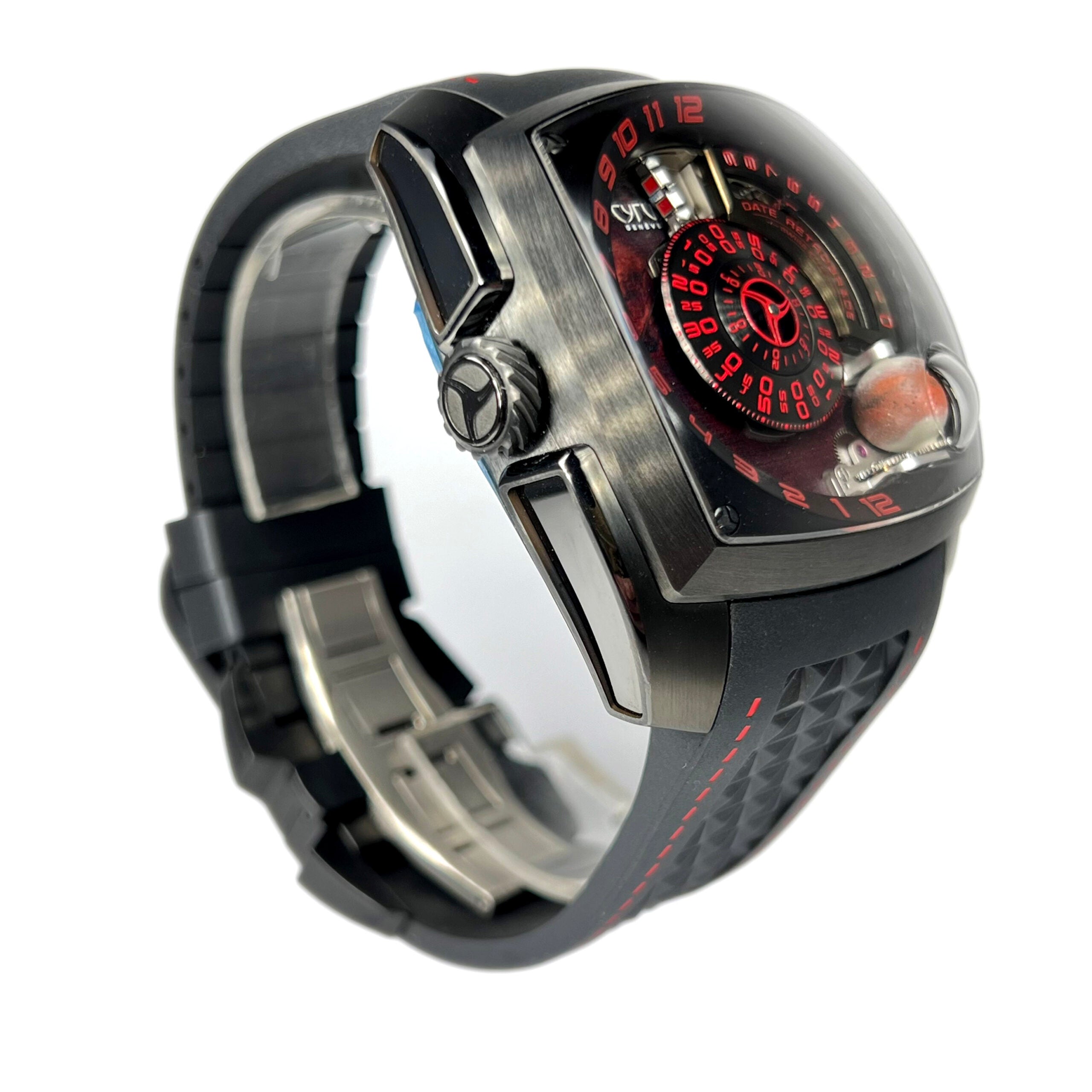 Cyrus Klepcys Mars Black DLC Titanium Men's Watch - Premium Luxury Product