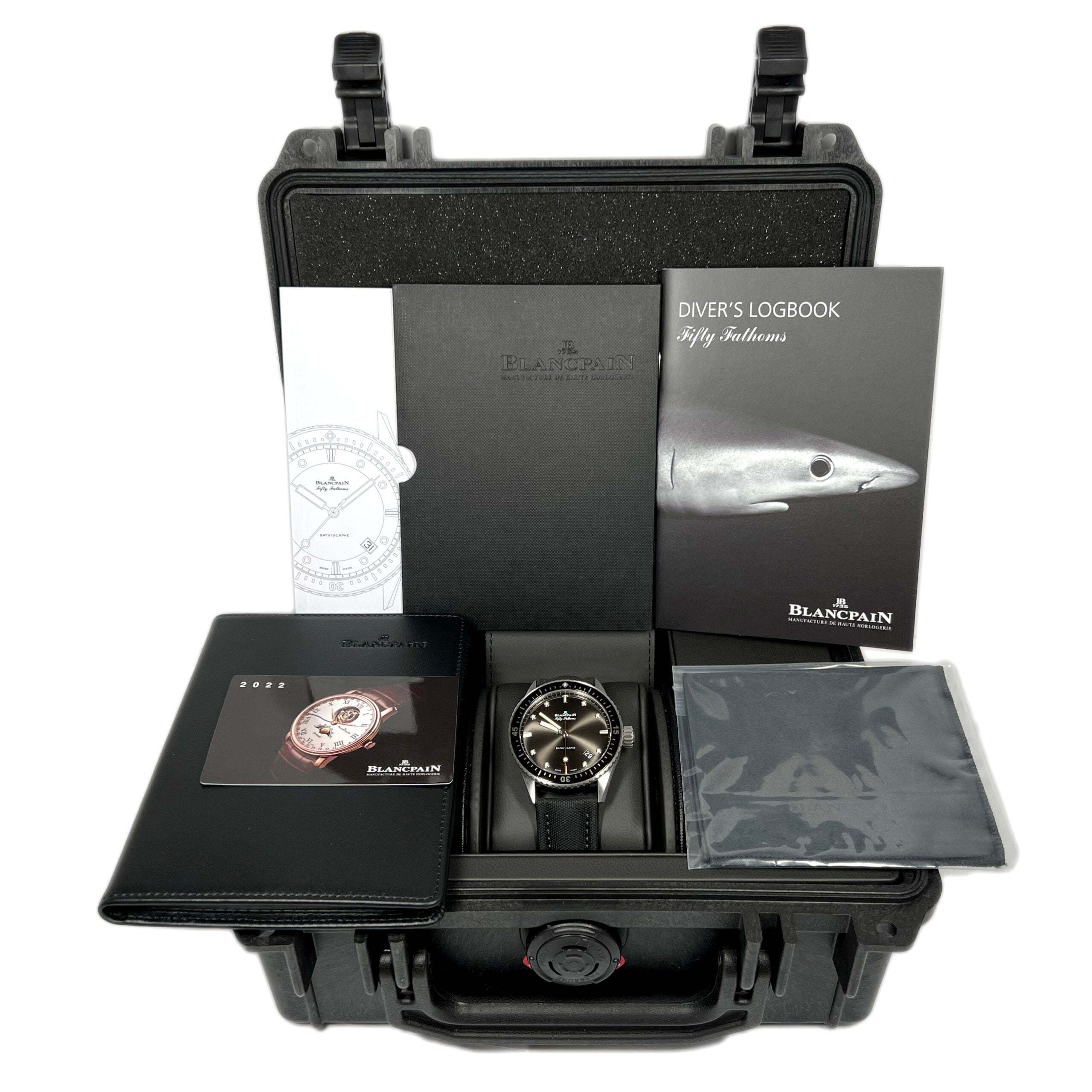 Blancpain Fifty Fathoms Bathyscaphe Stainless steel Men's Watch - Premium Luxury Product