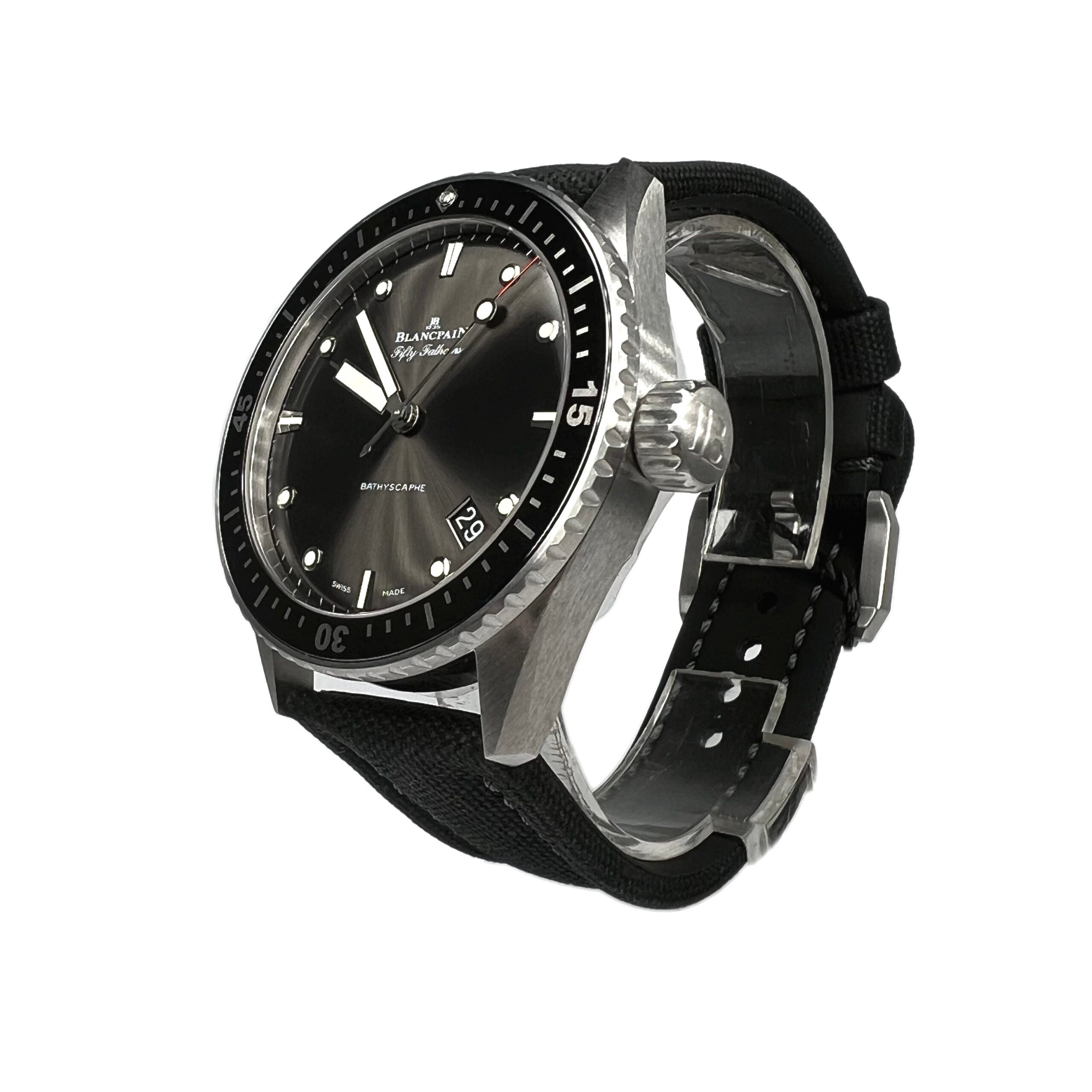 Blancpain Fifty Fathoms Bathyscaphe Stainless steel Men's Watch - Premium Luxury Product