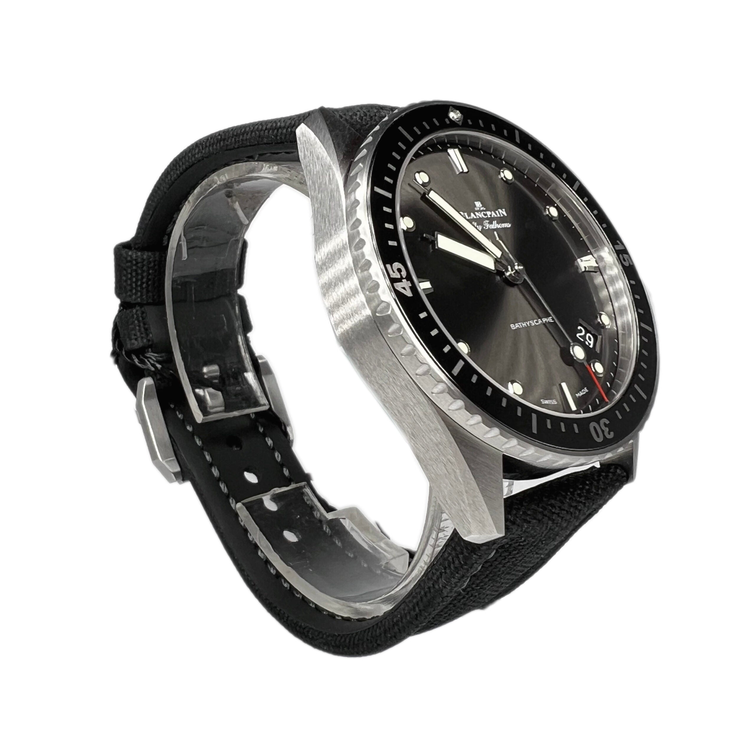 Blancpain Fifty Fathoms Bathyscaphe Stainless steel Men's Watch - Premium Luxury Product