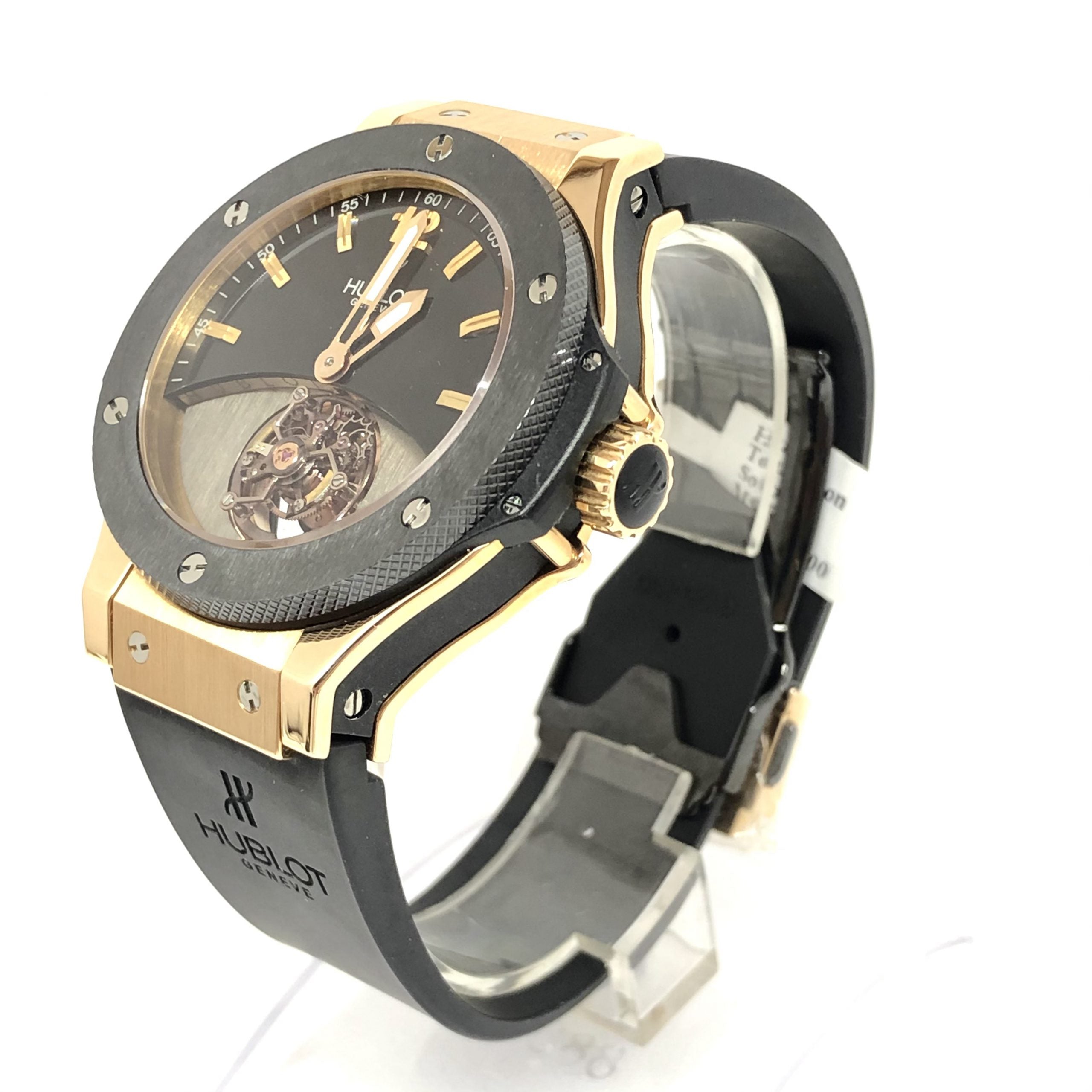 Hublot Big Bang Tourbillon Solo 18K Rose Gold & Ceramic Men’s Watch - Premium Luxury Product