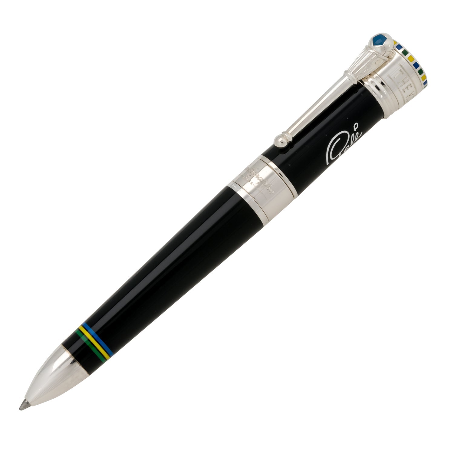 Montegrappa PELE "Icons" Silver Ballpoint Men`s Pen