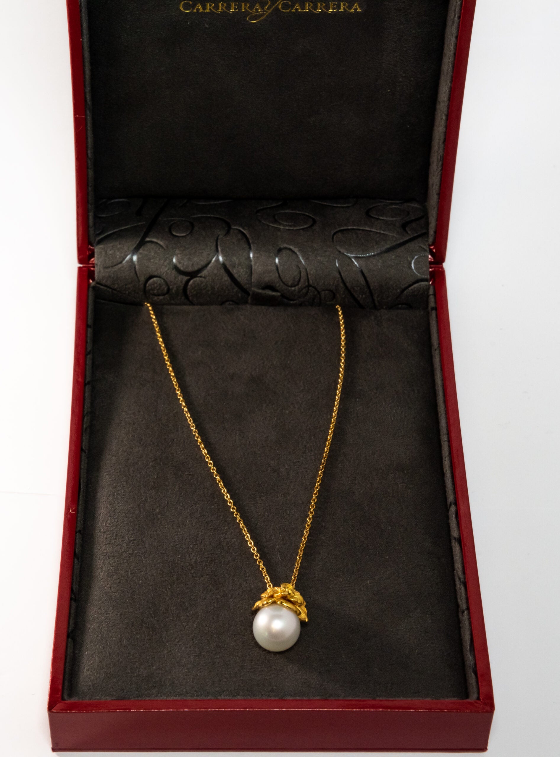 Carrera Y Carrera Gardenia 18K Yellow Gold & Pearl Pendant - Premium Luxury Product