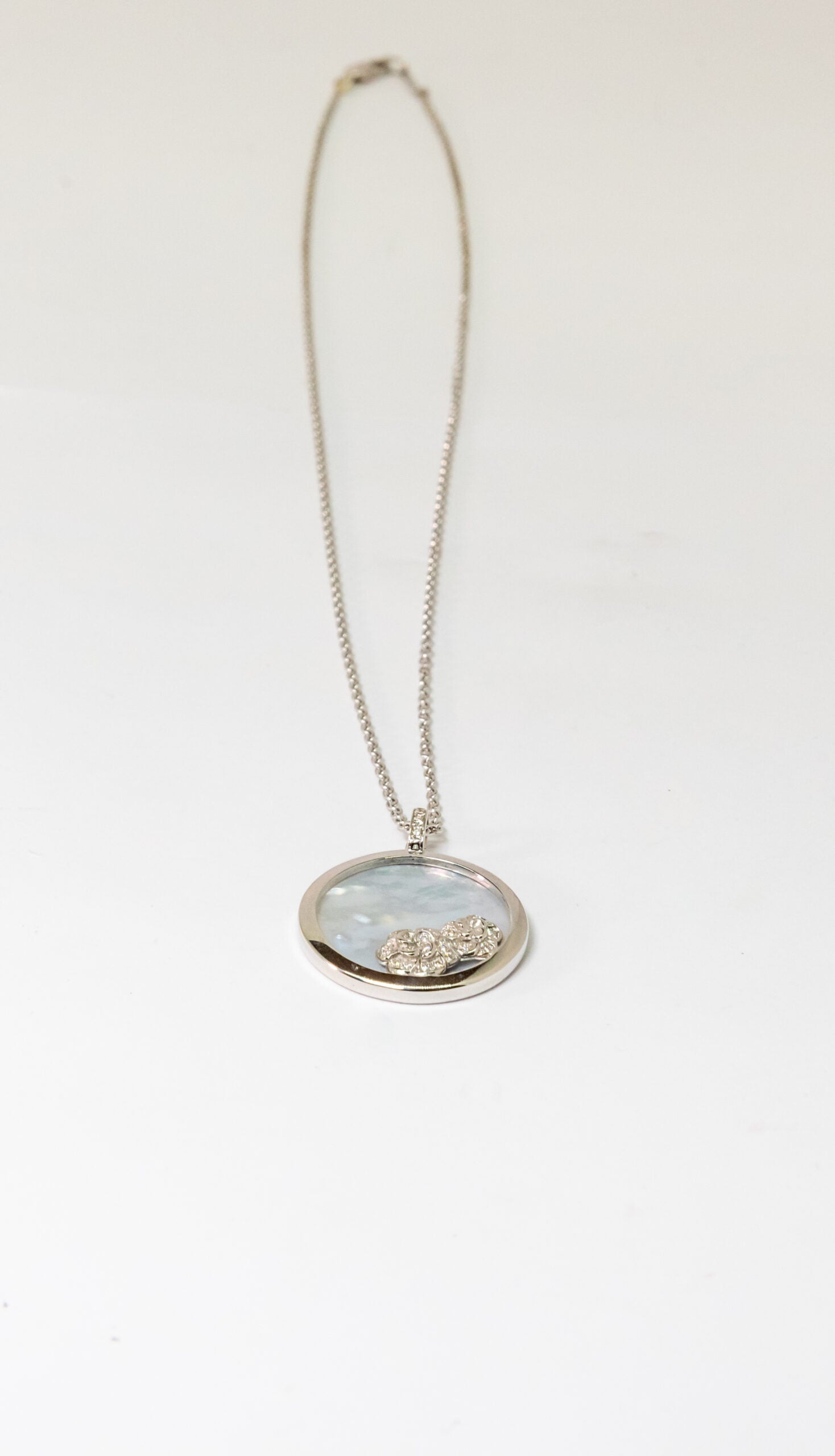 Carrera Y Carrera Baile Garden 18K White Gold & Diamonds Pendant - Premium Luxury Product