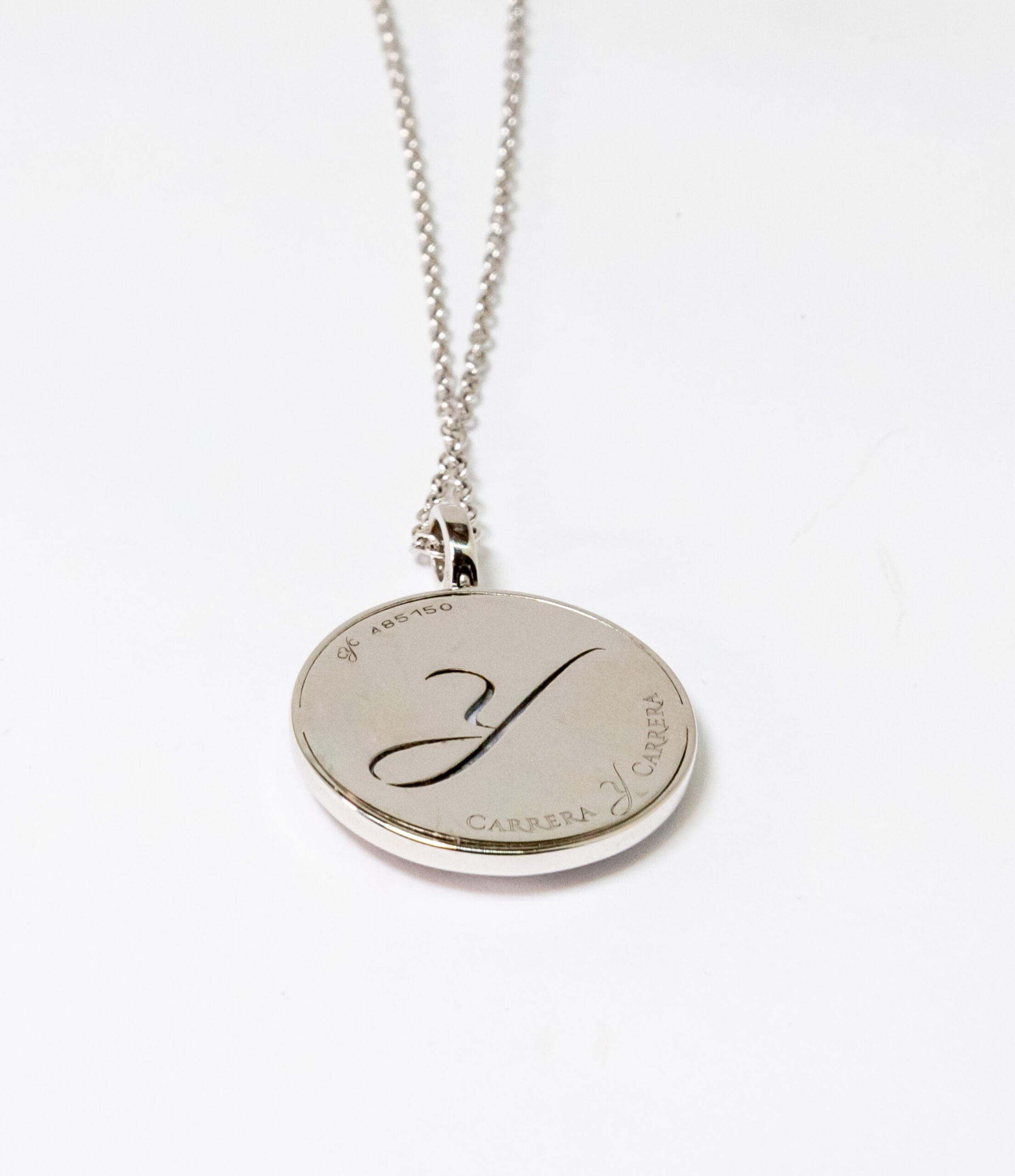 Carrera Y Carrera Baile Garden 18K White Gold & Diamonds Pendant - Premium Luxury Product