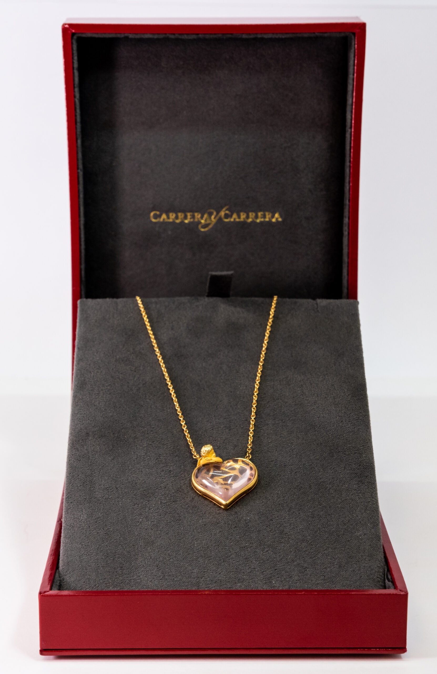 Carrera Y Carrera Love 18K Yellow Gold Pendant - Premium Luxury Product