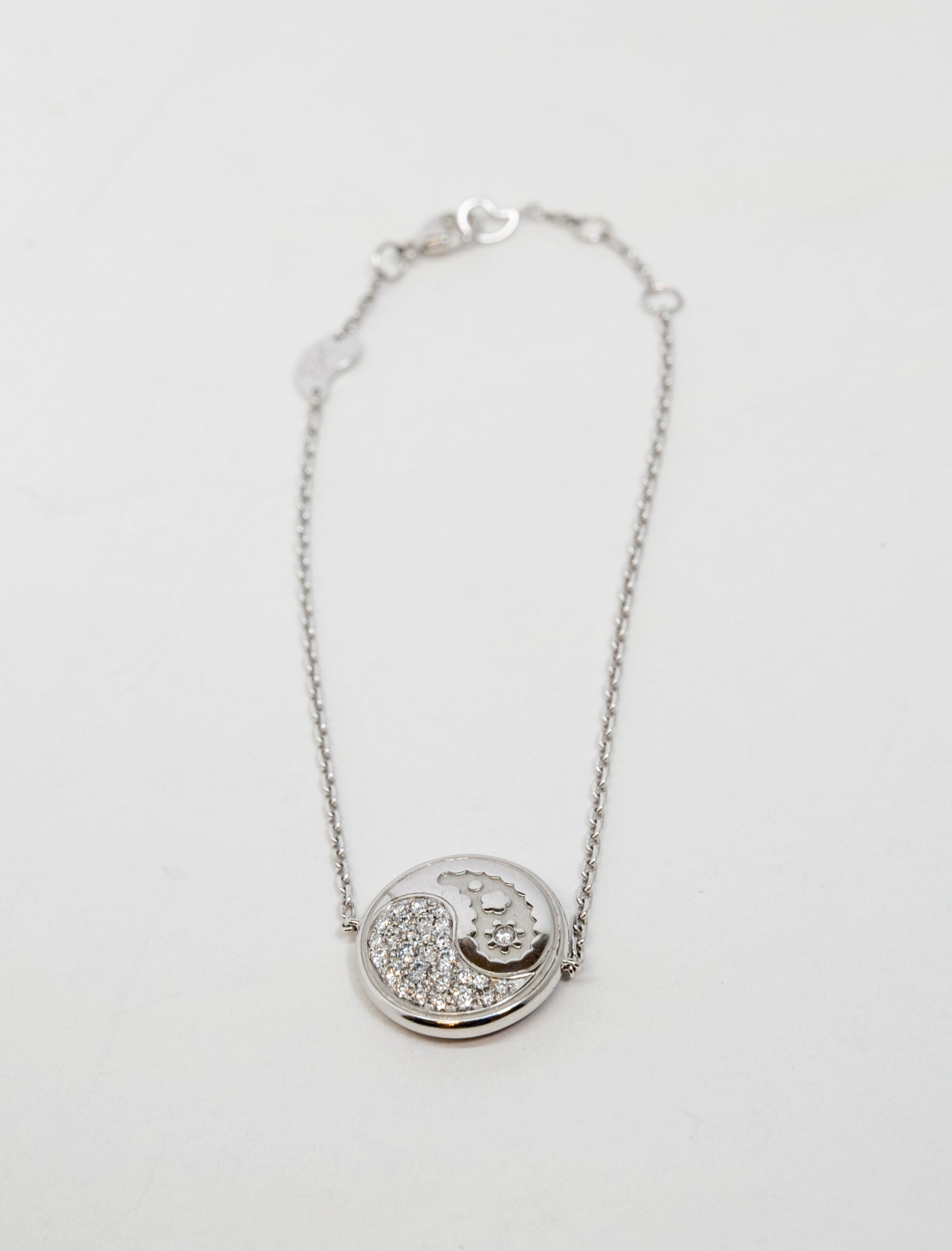 Carrera Y Carrera Aqua Reversible 18K White Gold & Diamonds Bracelet - Premium Luxury Product