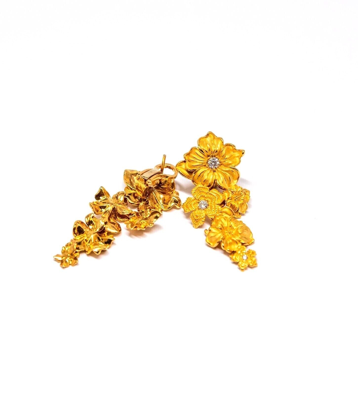 Carrera Y Carrera Emperatriz 18K Yellow Gold & Diamond Earring - Premium Luxury Product