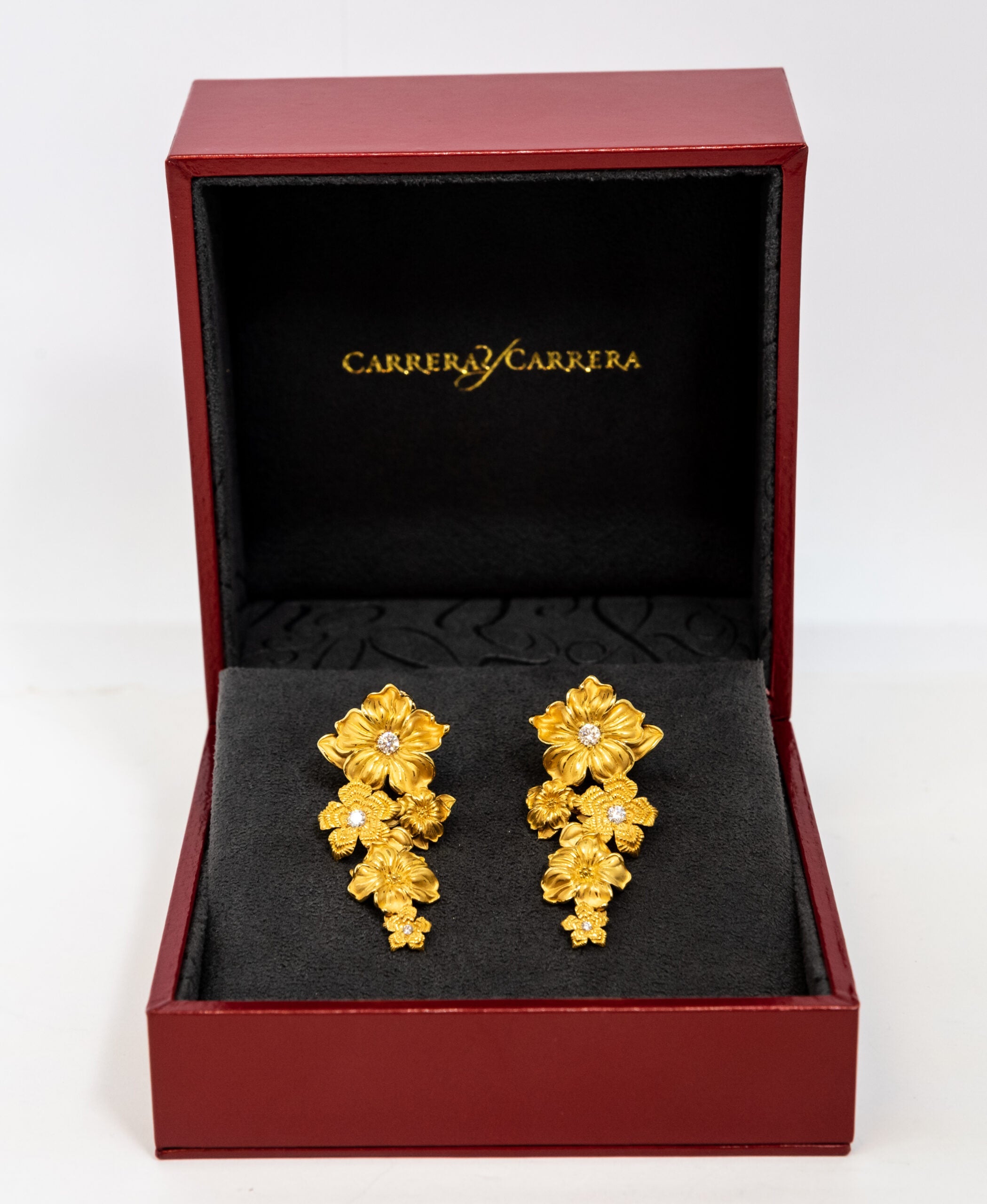 Carrera Y Carrera Emperatriz 18K Yellow Gold & Diamond Earring - Premium Luxury Product