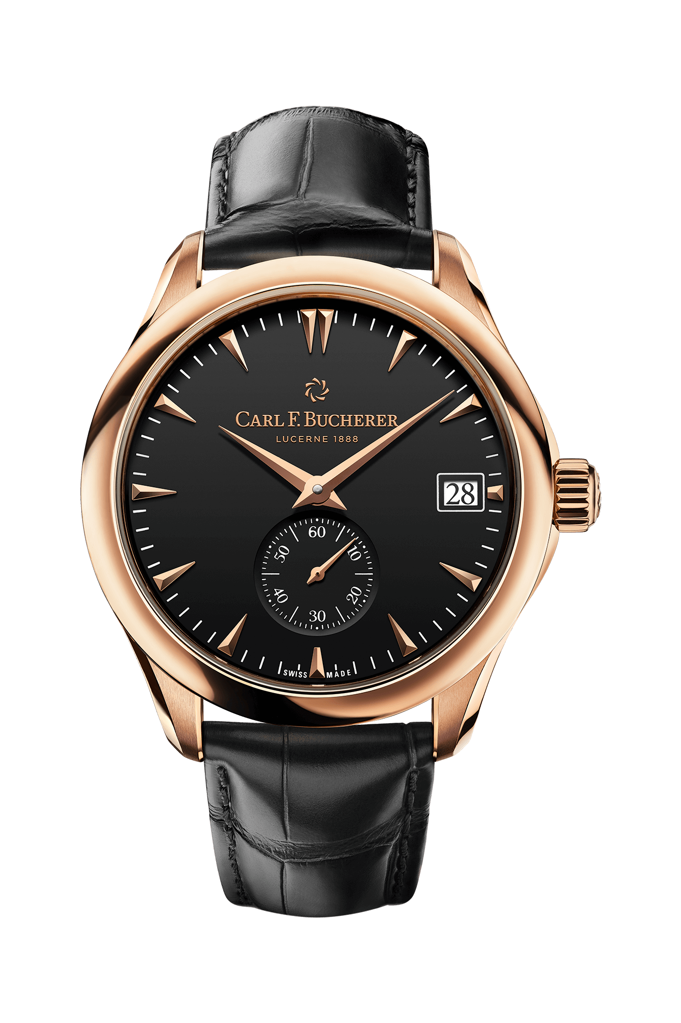 Carl F. Bucherer Manero Peripheral 18 K Rose gold Men's Watch - Premium Luxury Product