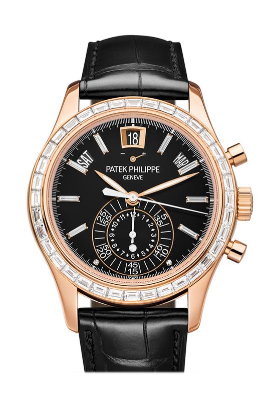 Patek Philippe Complications Annual Calendar Chronograph Rose God Diamonds Men’s Watch