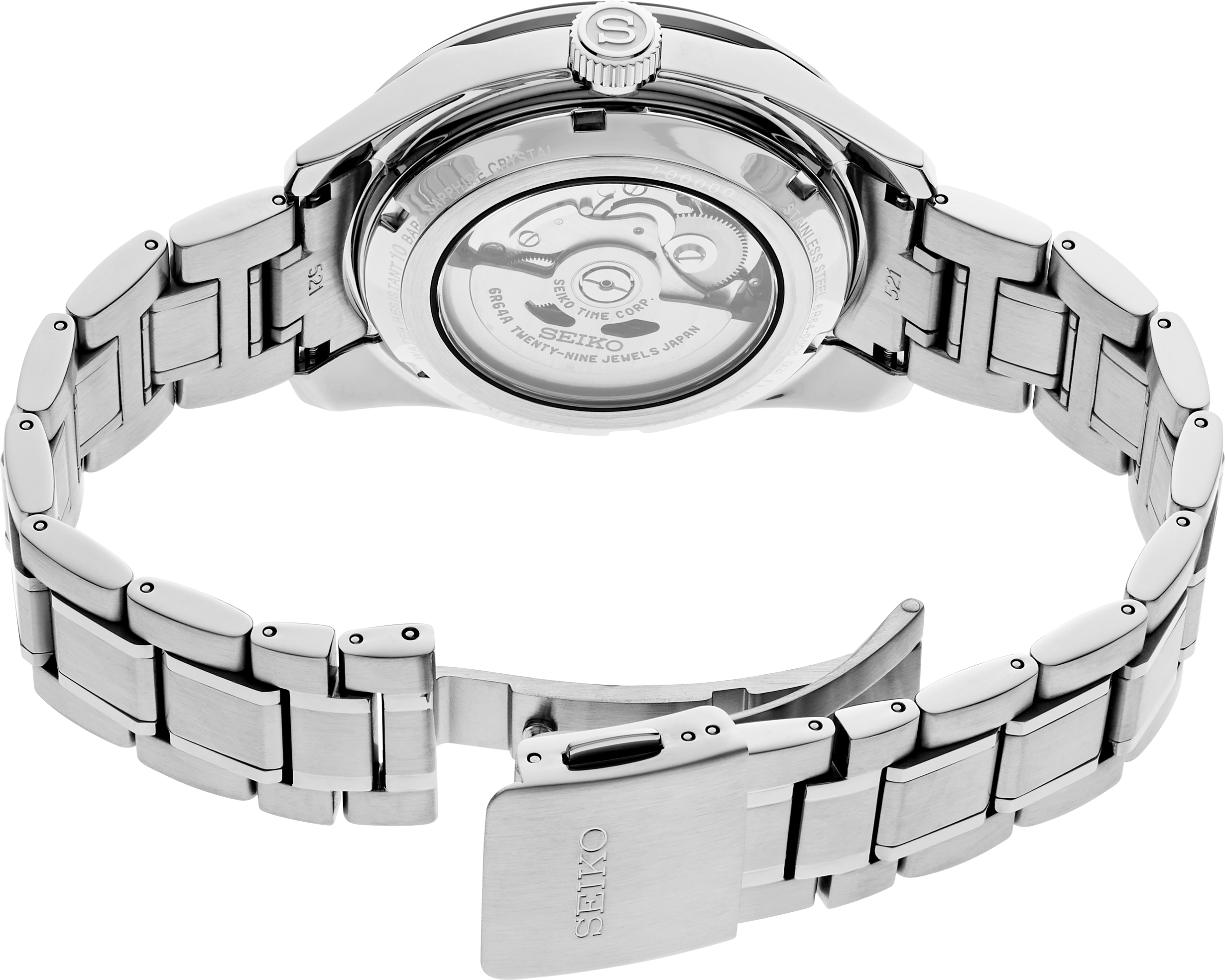 SEIKO PRESAGE SHARP-EDGED SERIES GMT SPB217