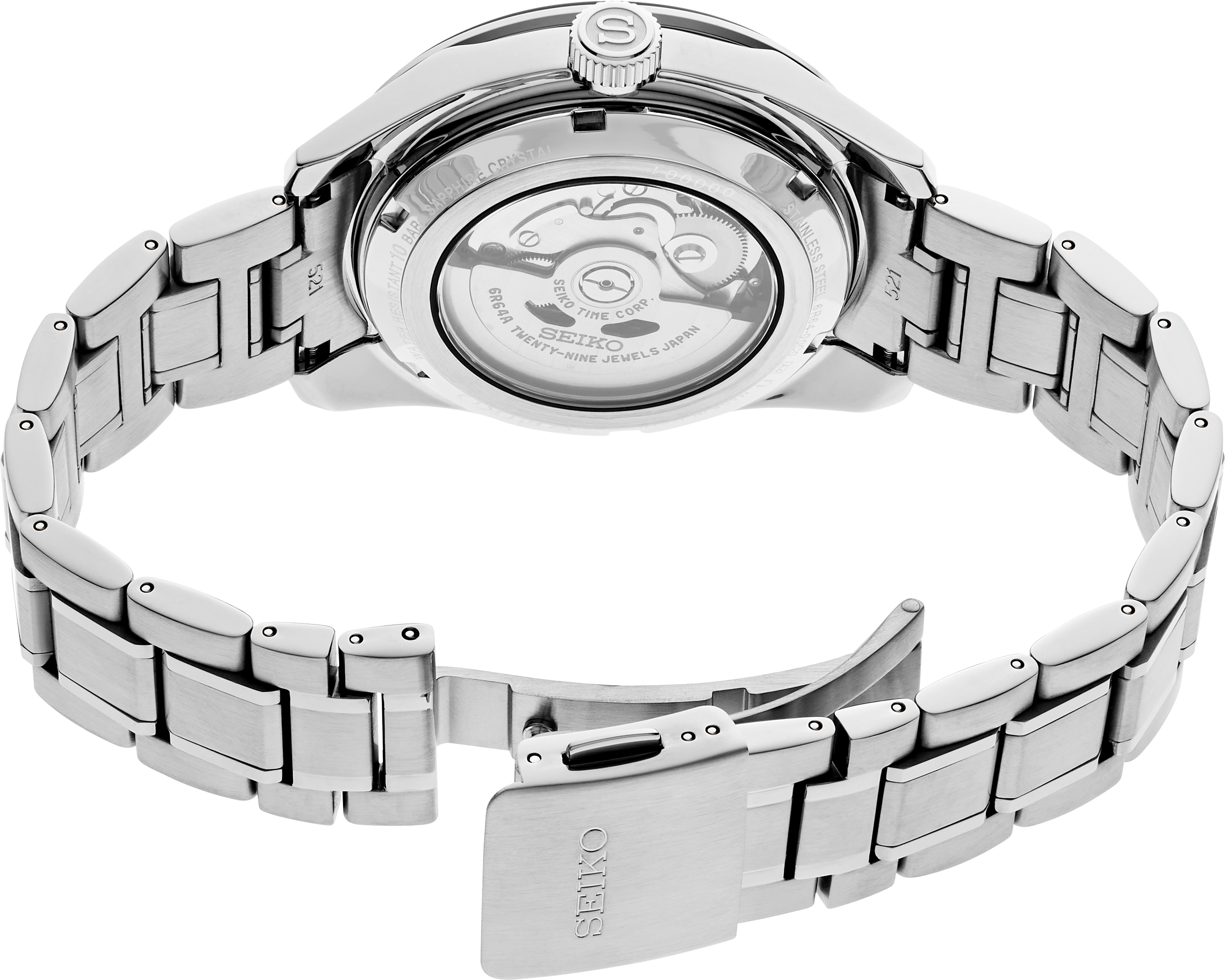 SEIKO PRESAGE SHARP-EDGED SERIES GMT SPB221