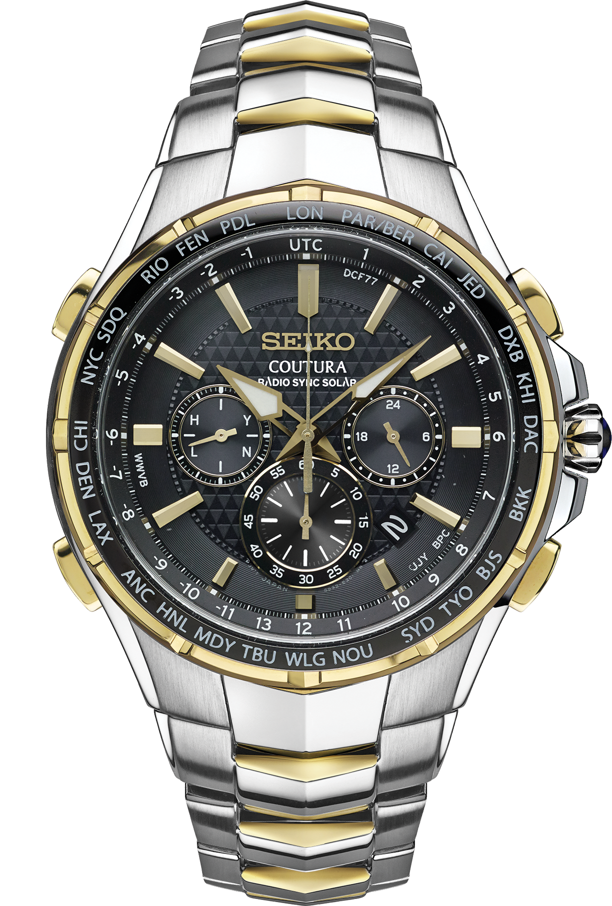Coutura Radio Sync Solar Chronograph SSG010