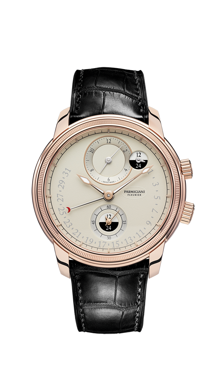 Parmigiani Fleurier Toric Hemispheres Retrograde Rose Gold Men`s Watch