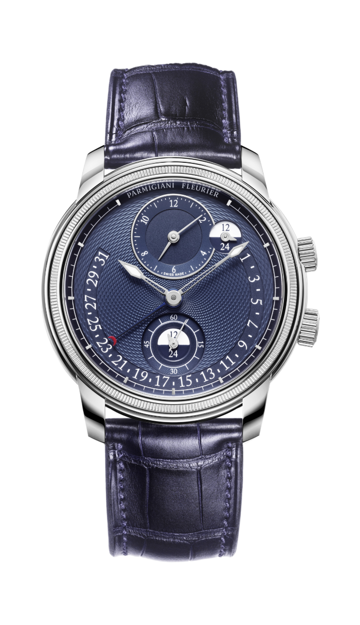Parmigiani Fleurier Toric Hemispheres Retrograde Steel Men`s Watch