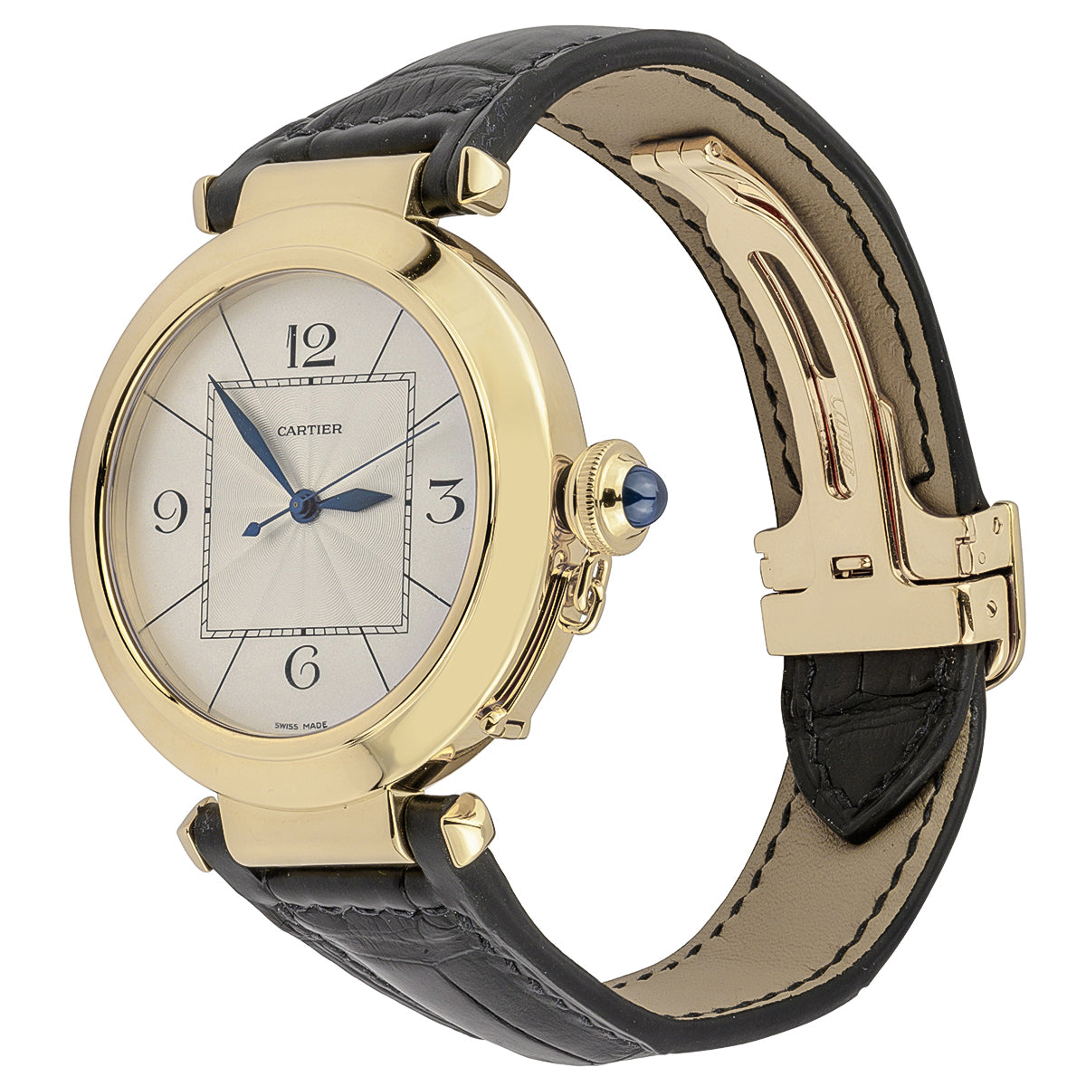 Cartier Pasha 18K Yellow Gold Unisex Watch - Premium Luxury Product