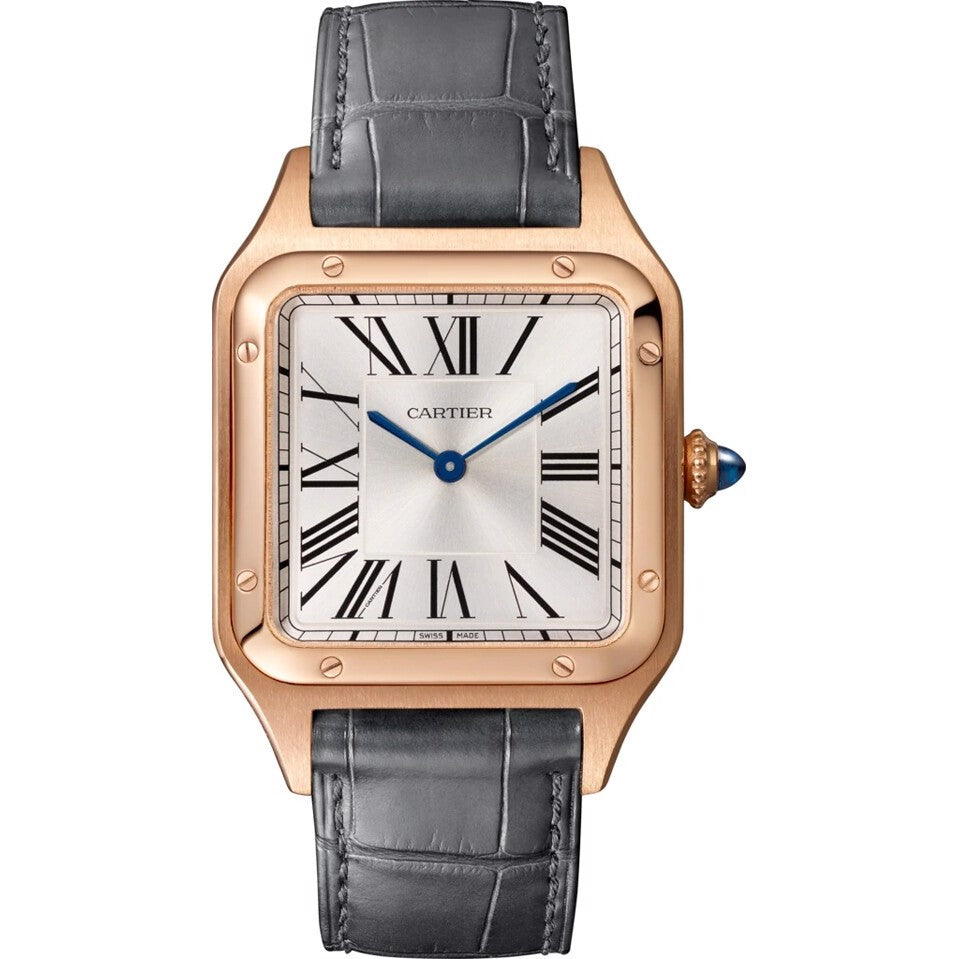 Cartier Santos 18K Rose Gold Unisex  Watch - Premium Luxury Product