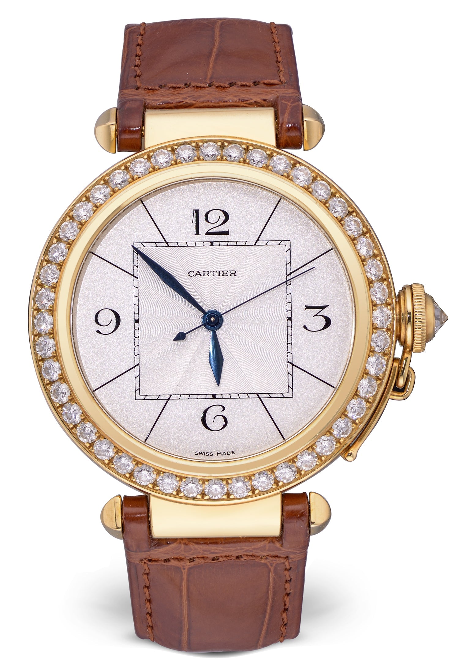 Cartier Pasha de Cartier 18k Yellow Gold Men's Watch - Premium Luxury Product